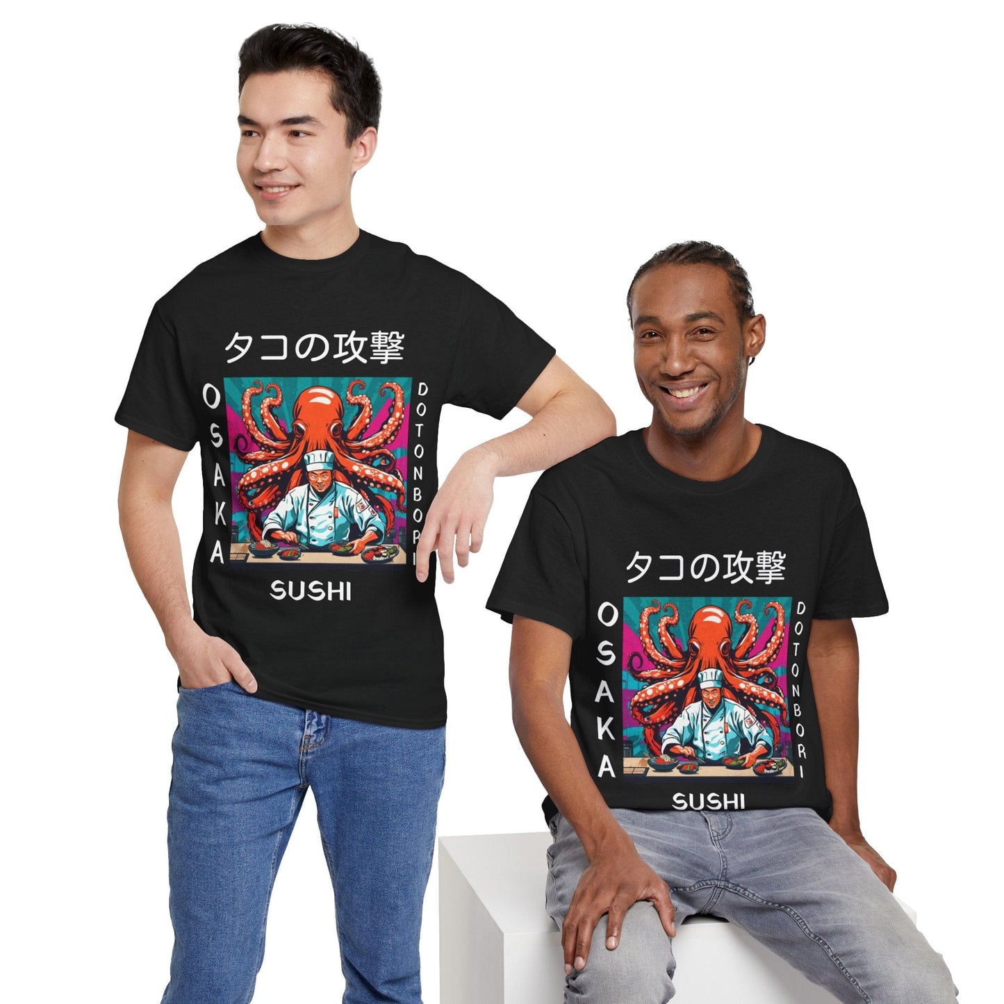 Octopus Escape Sushi Chef - Flashlander Gym Shirt