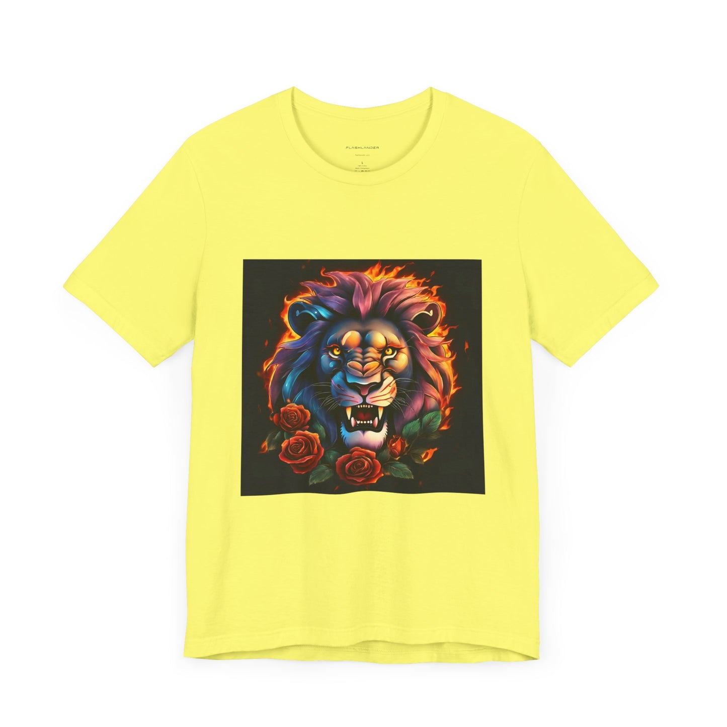 Brave Lion Flames Flashlander Gym Shirt