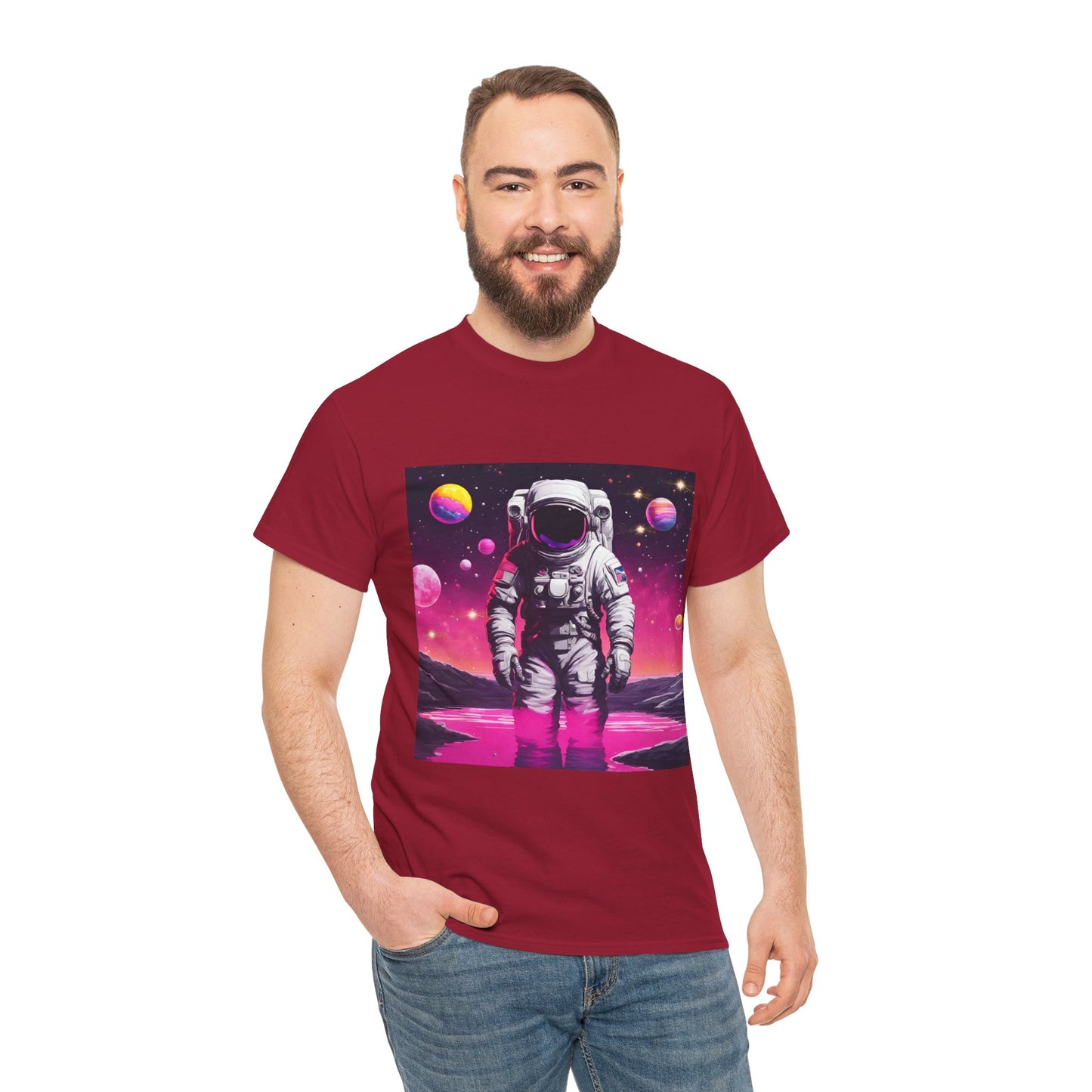 Astronaut Exploring New Worlds Flashlander Gym Shirt