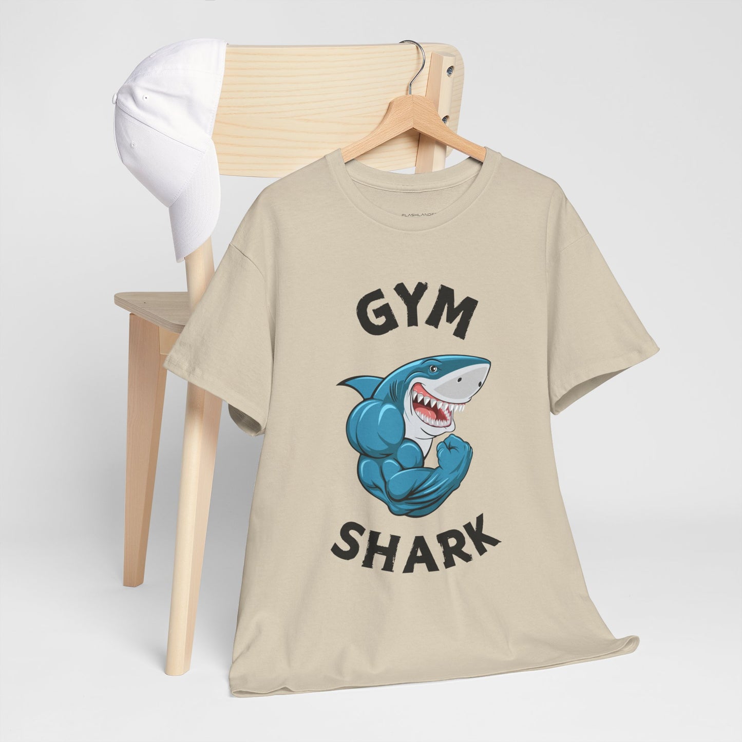 Muscle Gym Shark Bodybuilder Shirt - Flashlander