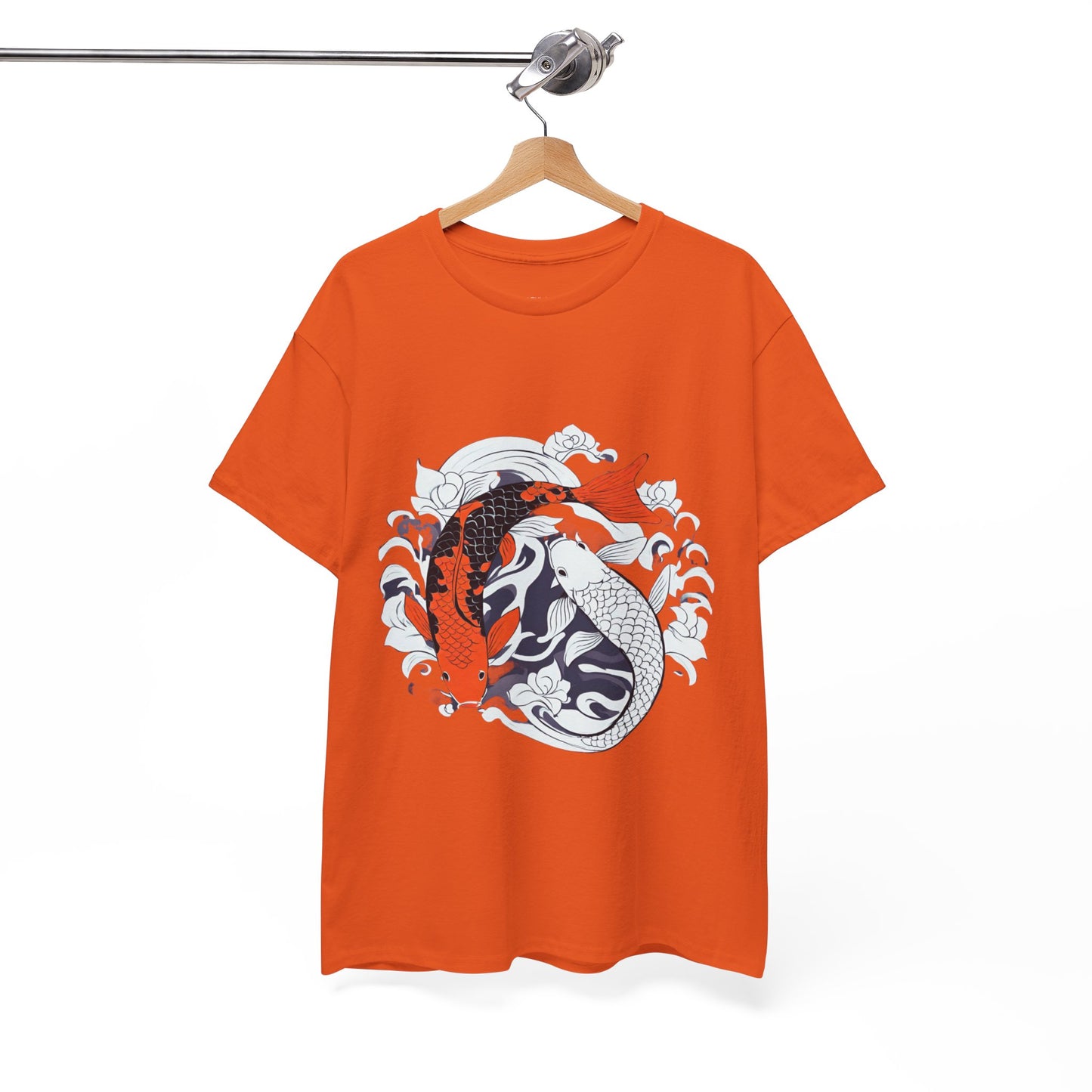 Yin Yang Japanese Koi Fish Flashlander Gym Shirt