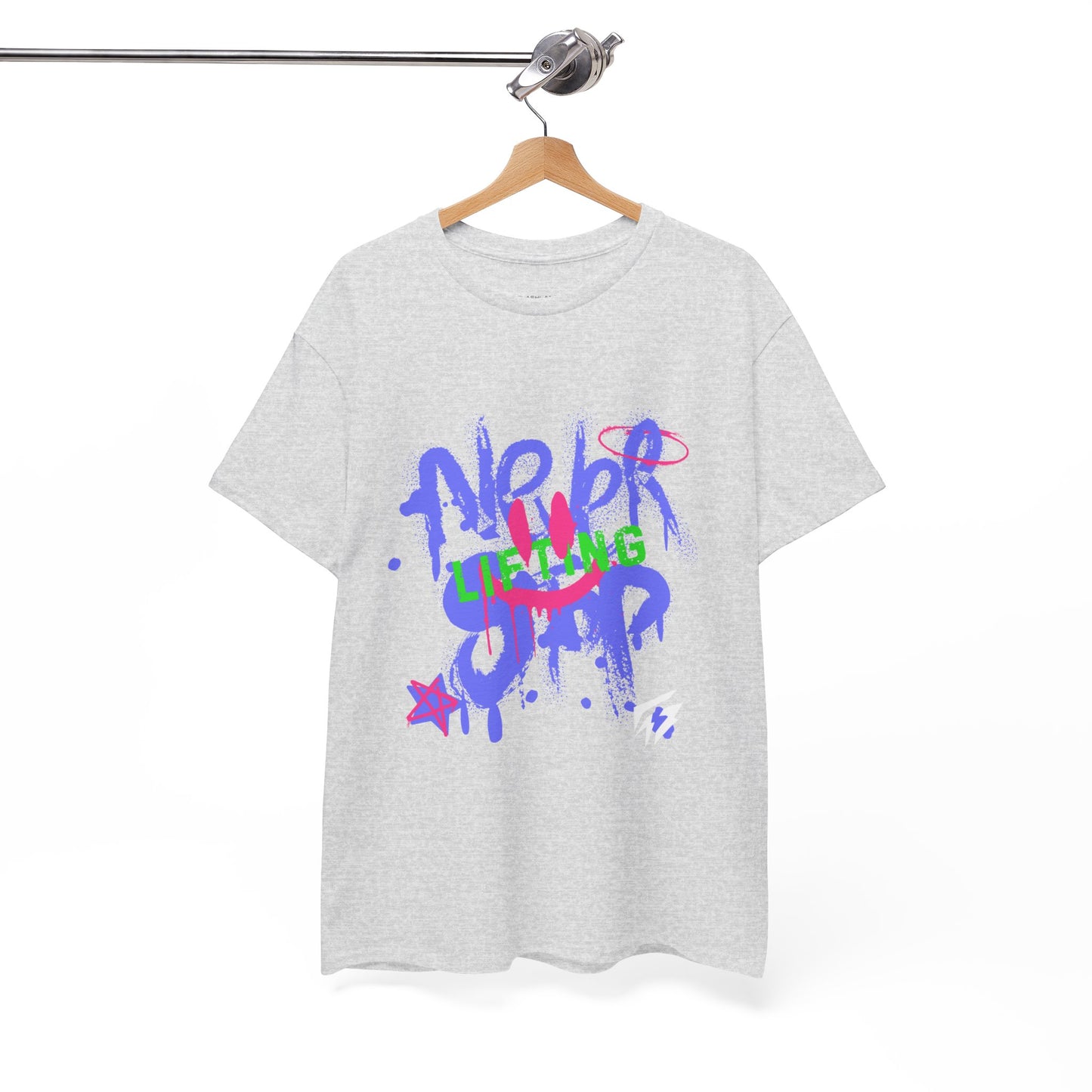 Graffiti Flashlander - Never Stop Lifting Gym T-Shirt Sport Grey