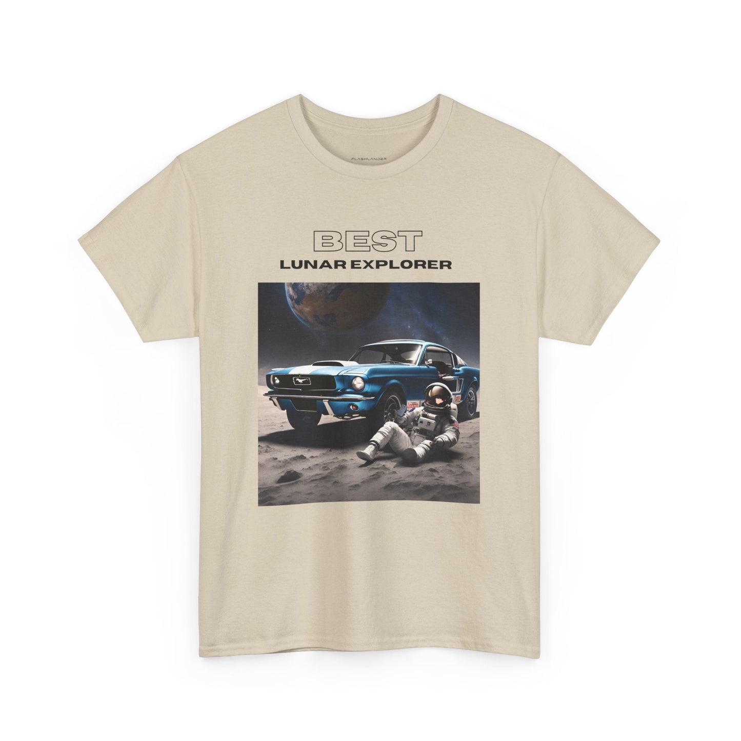 Astronaut Adventure Best Lunar Explorer Graphic Tee Flashlander