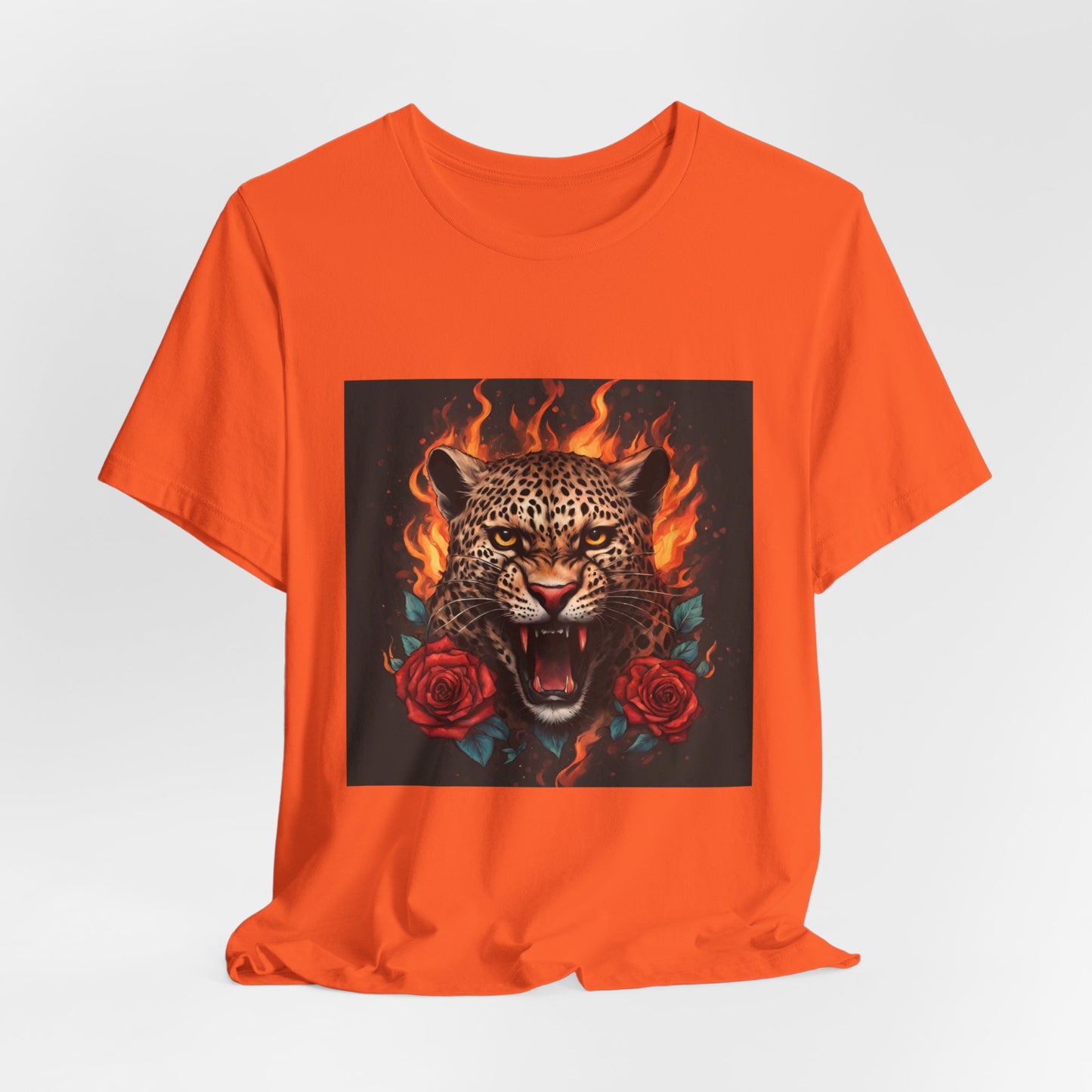 Leopard Flames Flashlander Gym Shirt