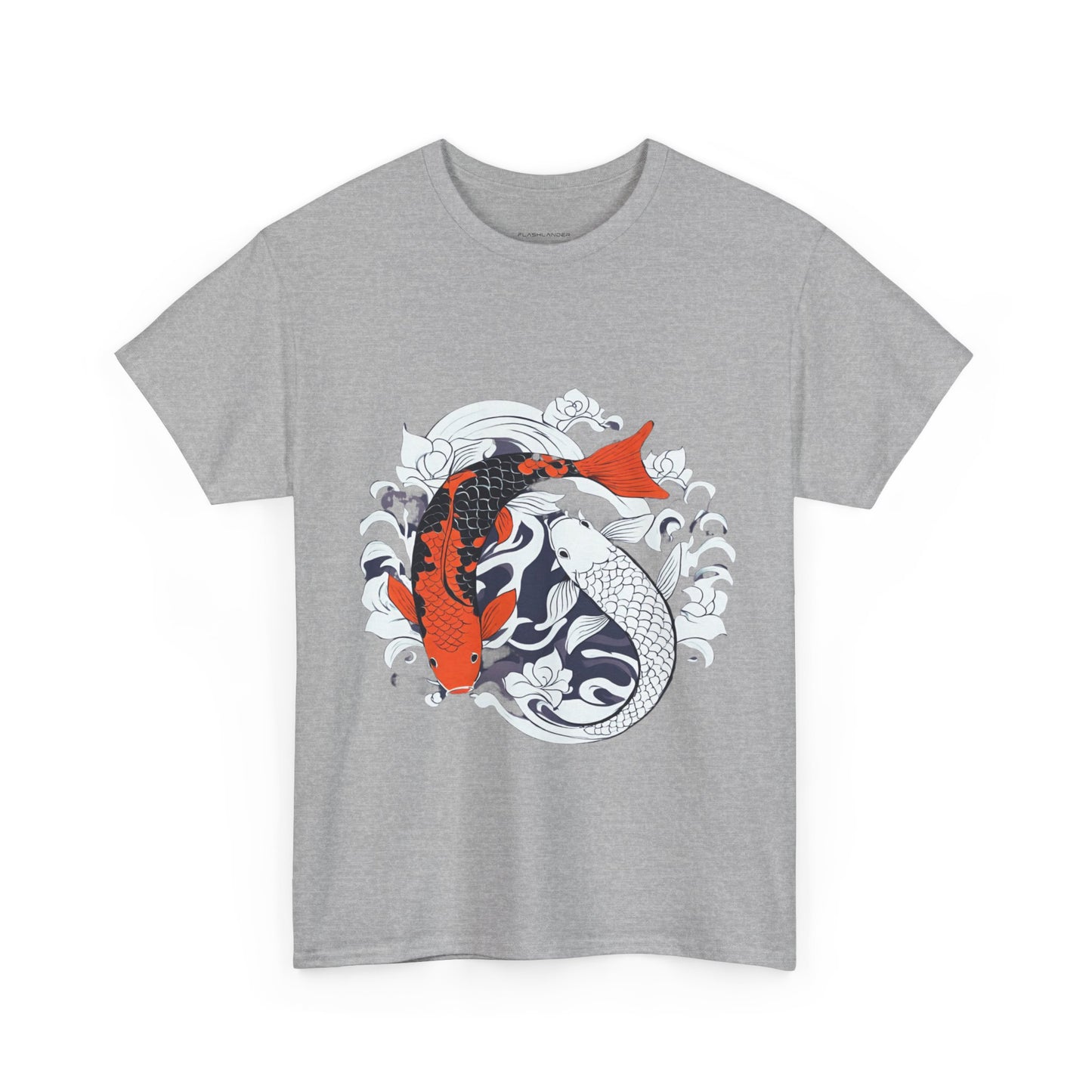 Yin Yang Japanese Koi Fish Flashlander Gym Shirt