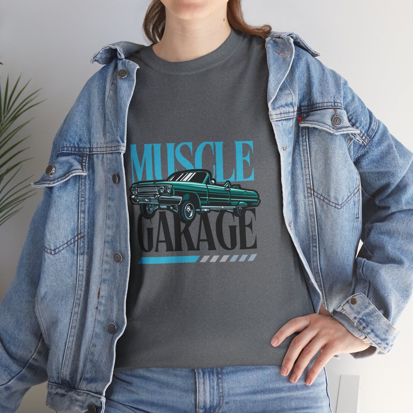 Garage de voitures vintage Muscle - T-shirt de sport Flashlander