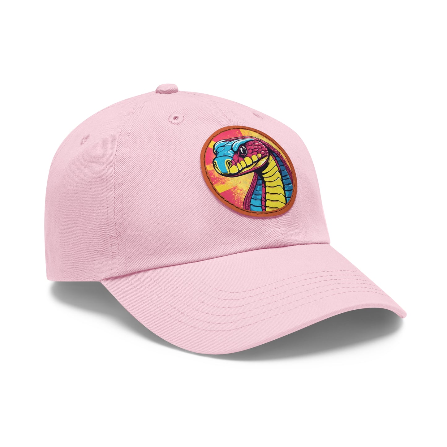 Cobra Hat Cobra Cap Cobra Kai Cobra Snake Art Pop Dad Hat with Patch (Round) Baseball Black Mamba Cap Snake Cap Snake Hat Custom Cap Flashlander