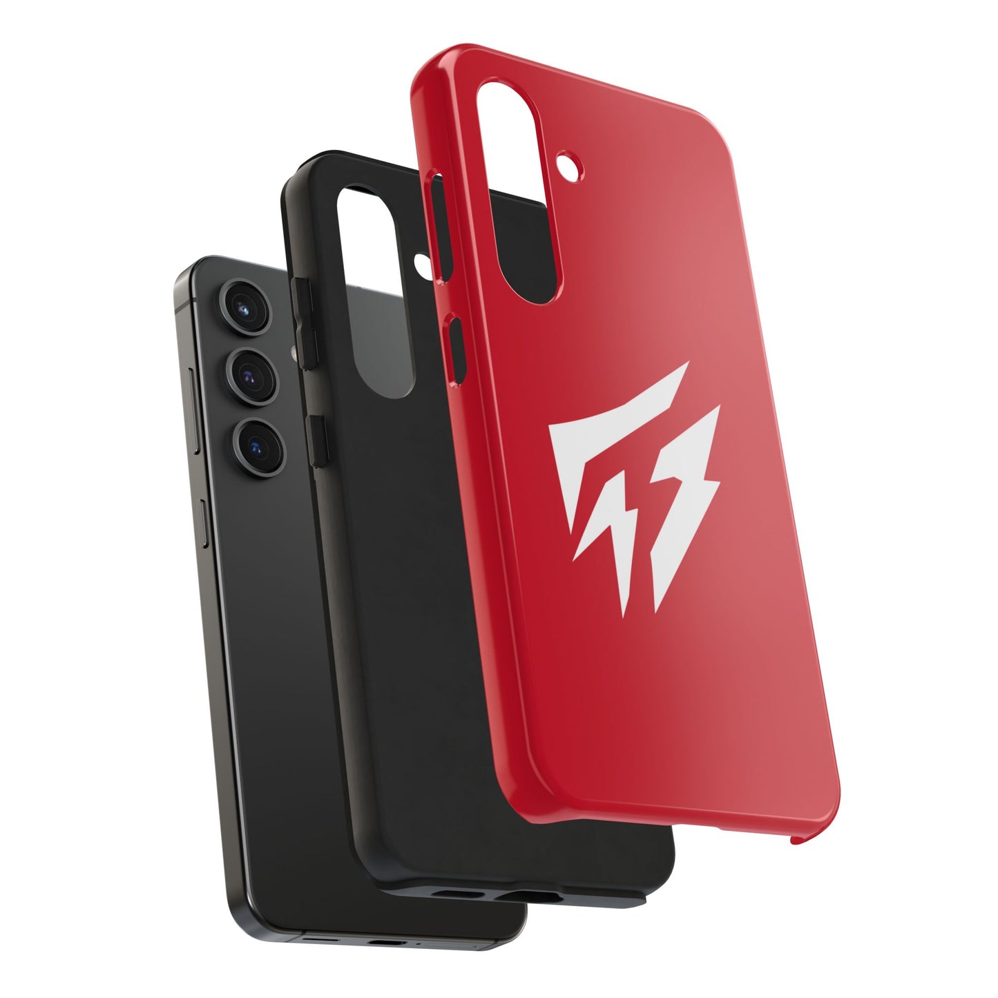 Flashlander Thunders Tough Phone Cases for all Iphone and Samsung Galaxy Dark Red