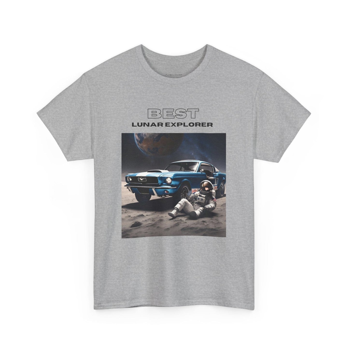 Astronaut Adventure Best Lunar Explorer Graphic Tee Flashlander