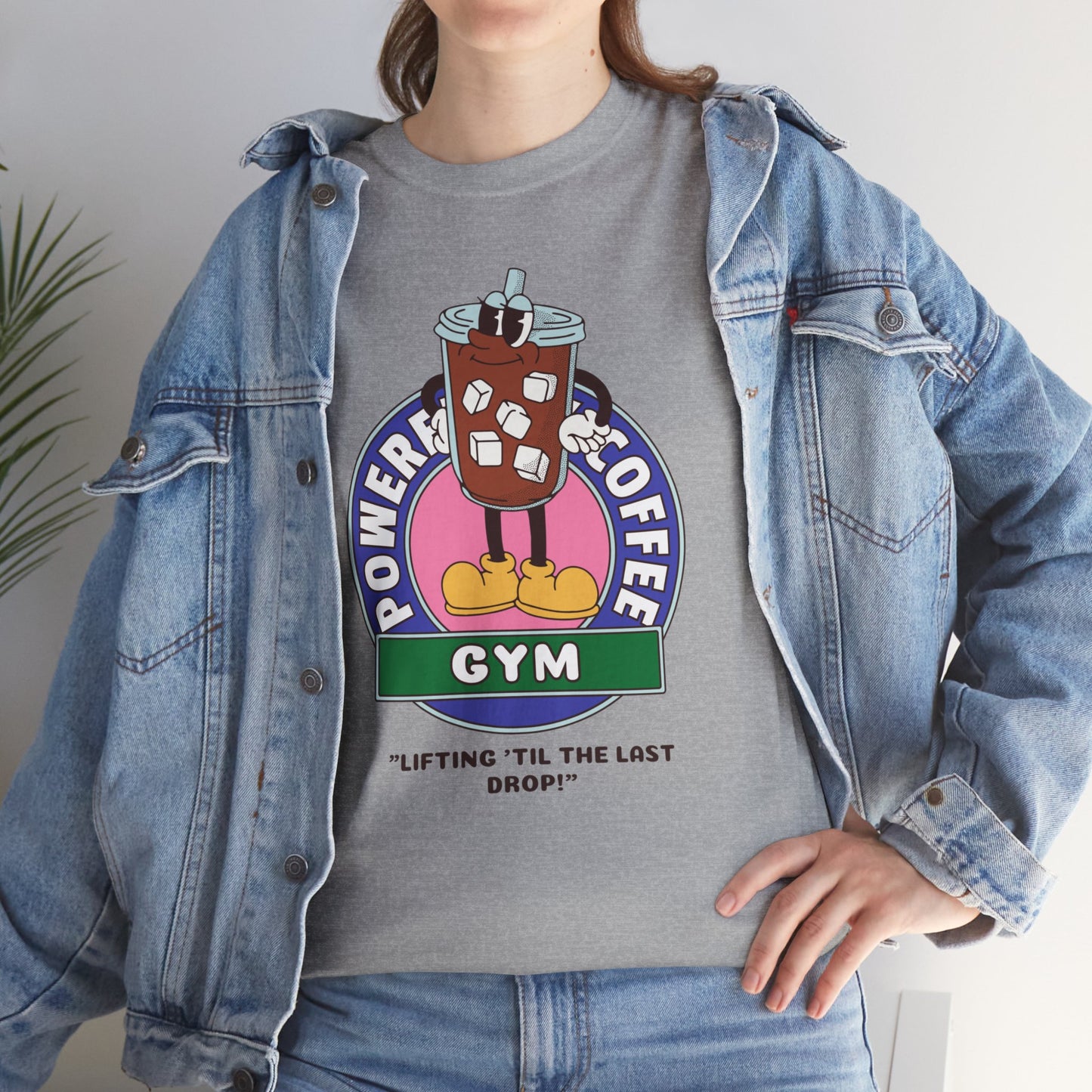 Power By Coffee Lifting 'Til The Last Drop   - Flashlander Gym Shirt