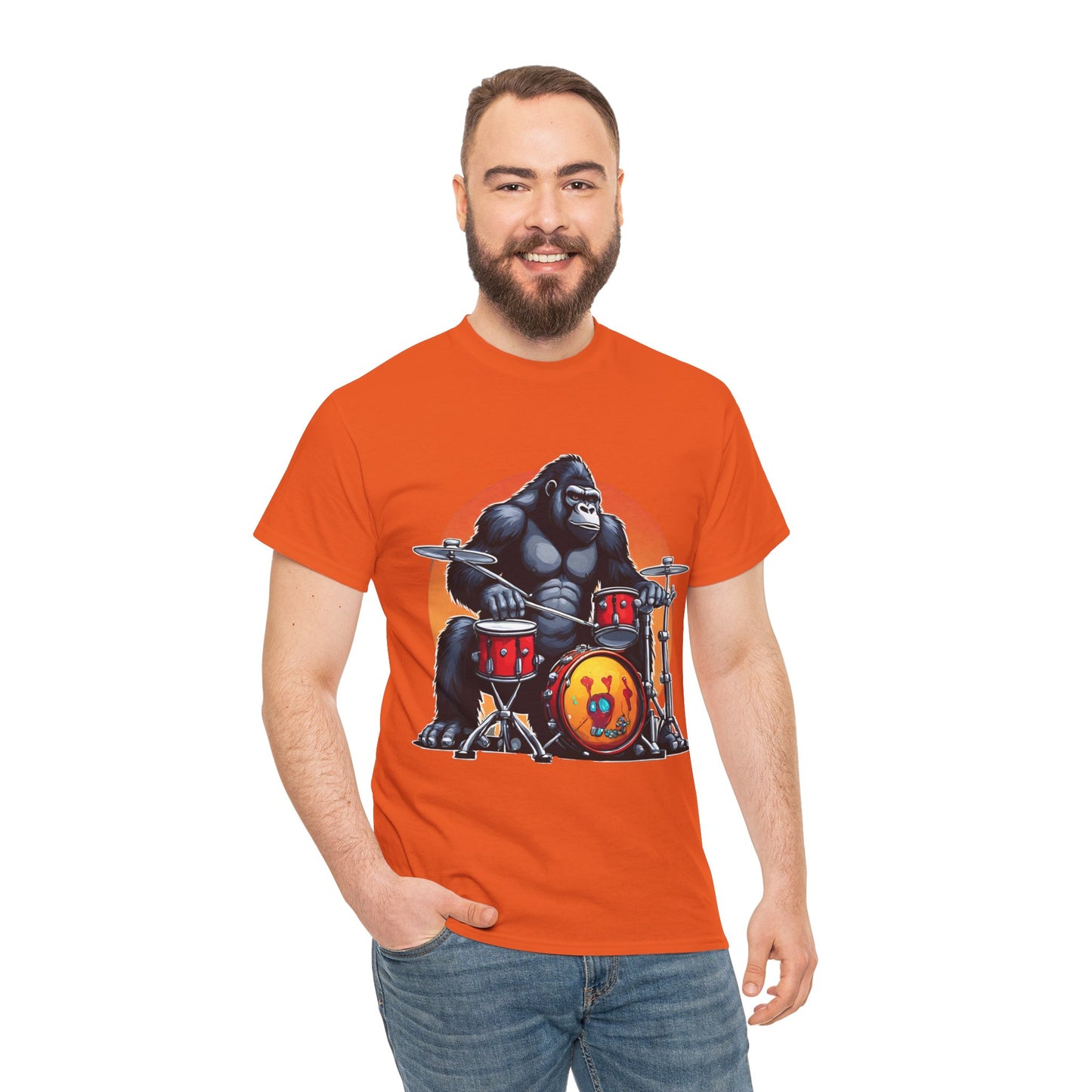 Muscle Gorilla Drummer Flashlander Gym Shirt