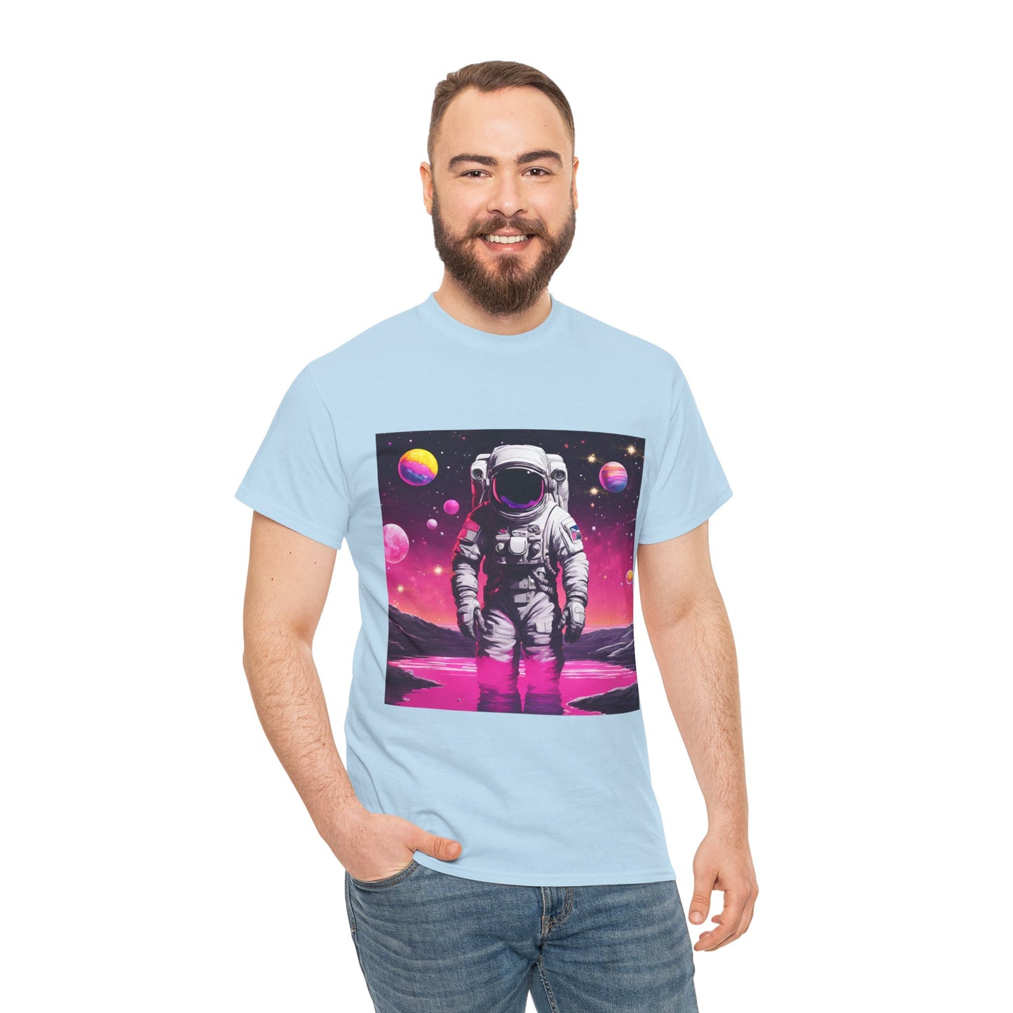 Astronaut Exploring New Worlds Flashlander Gym Shirt