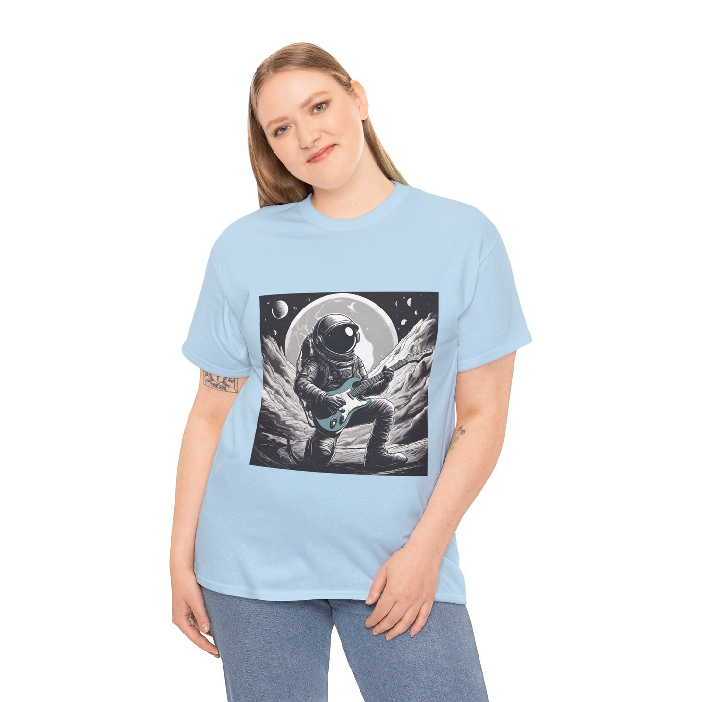 Galactic Jam Rockstar Astronaut Flashlander Gym Shirt