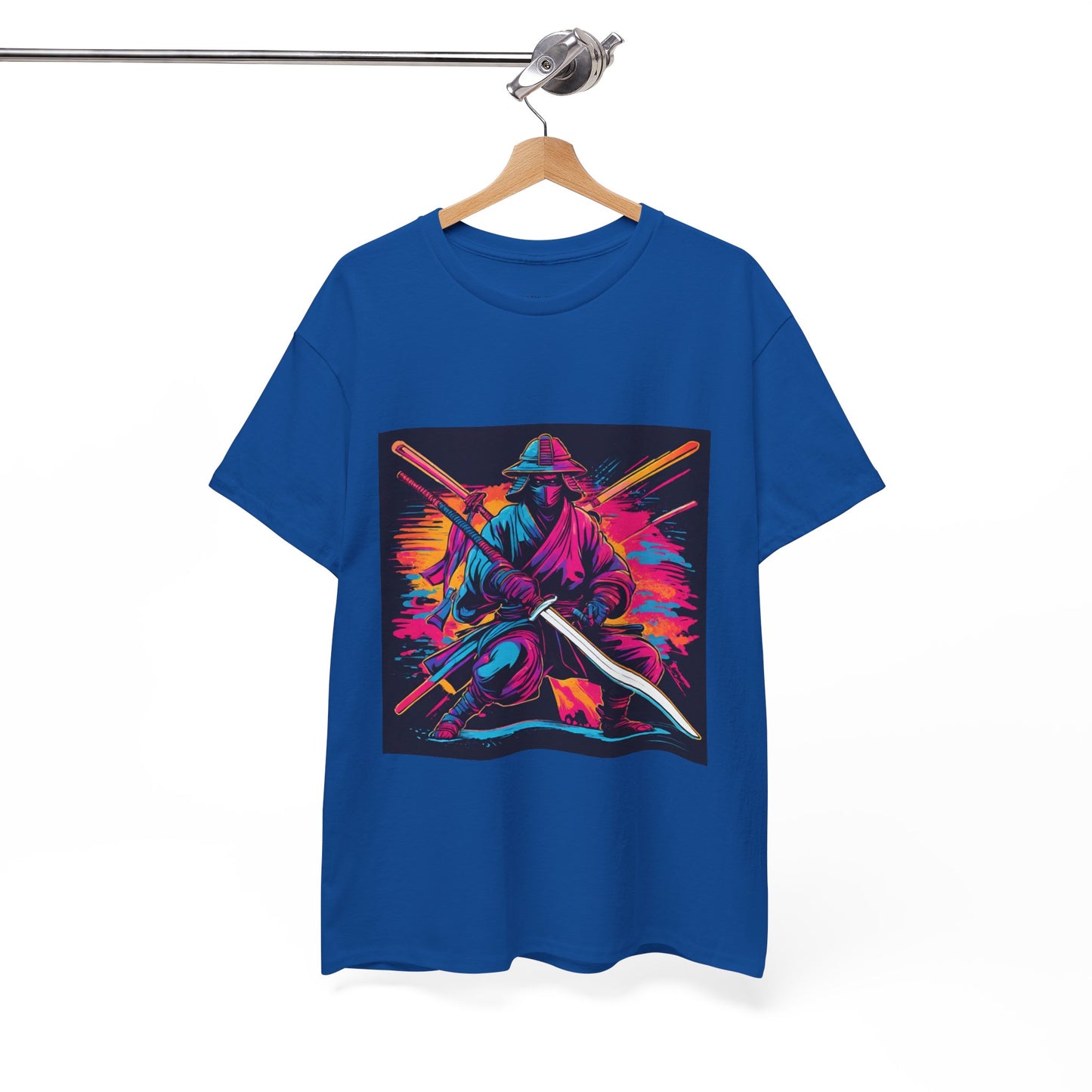 Samurai Warrior Sunset - Flashlander Gym Shirt