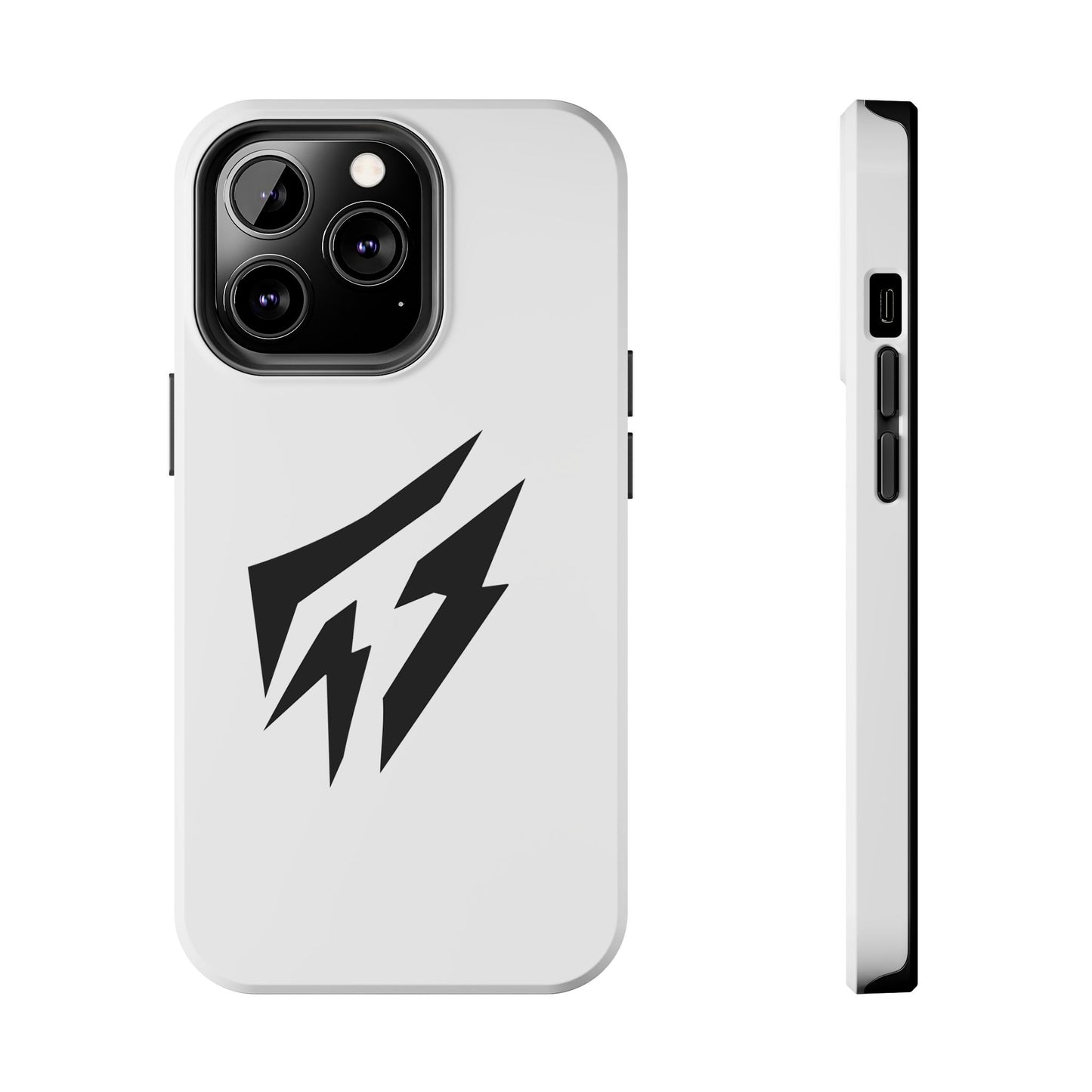 Flashlander Thunders Tough Phone Cases for all Iphone and Samsung Galaxy White