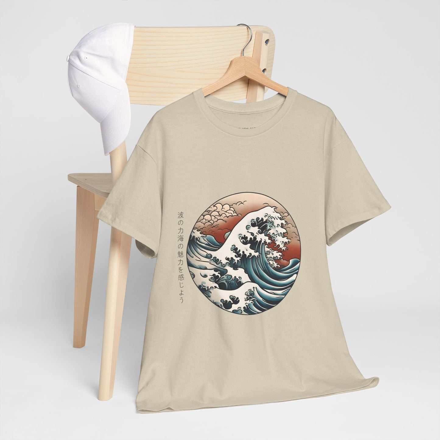 Japanese Sea Waves with Custom Japanese Name - Flashlander Gym Shirt