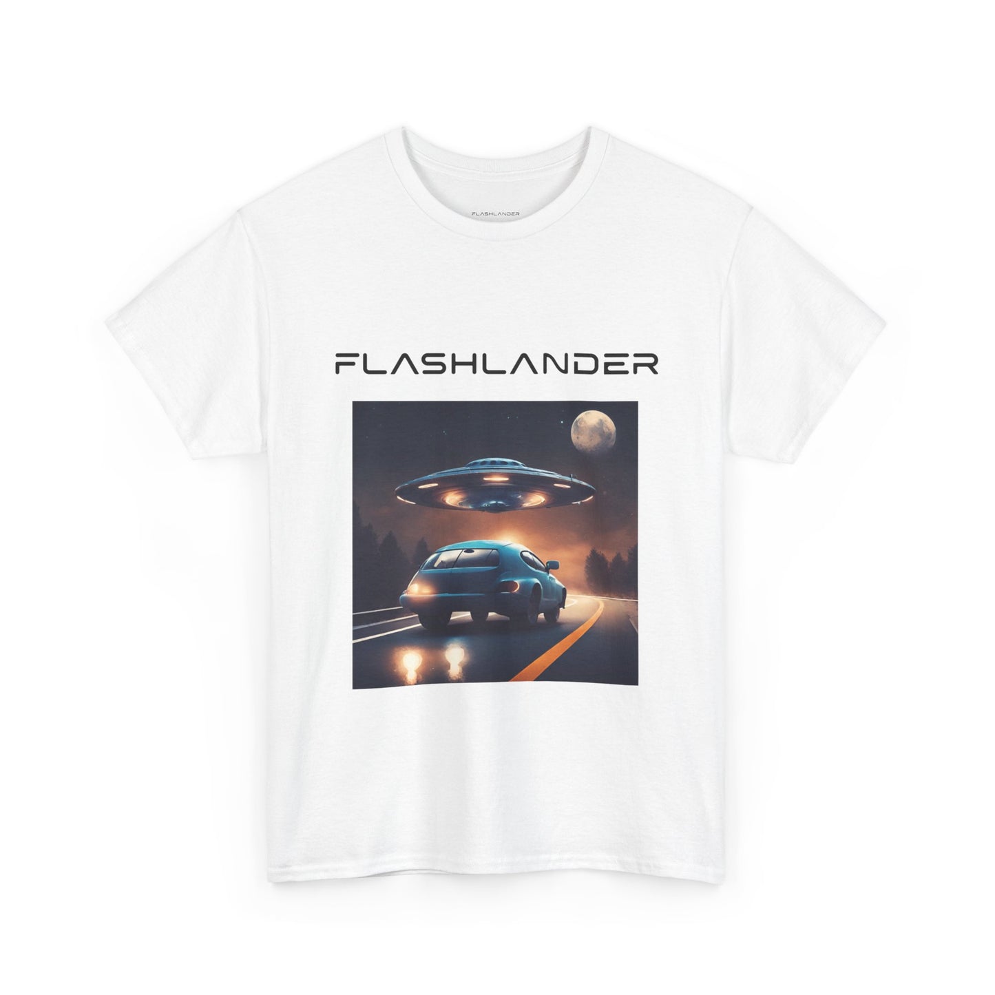 Retro UFO Alien Flashlander Gym Shirt