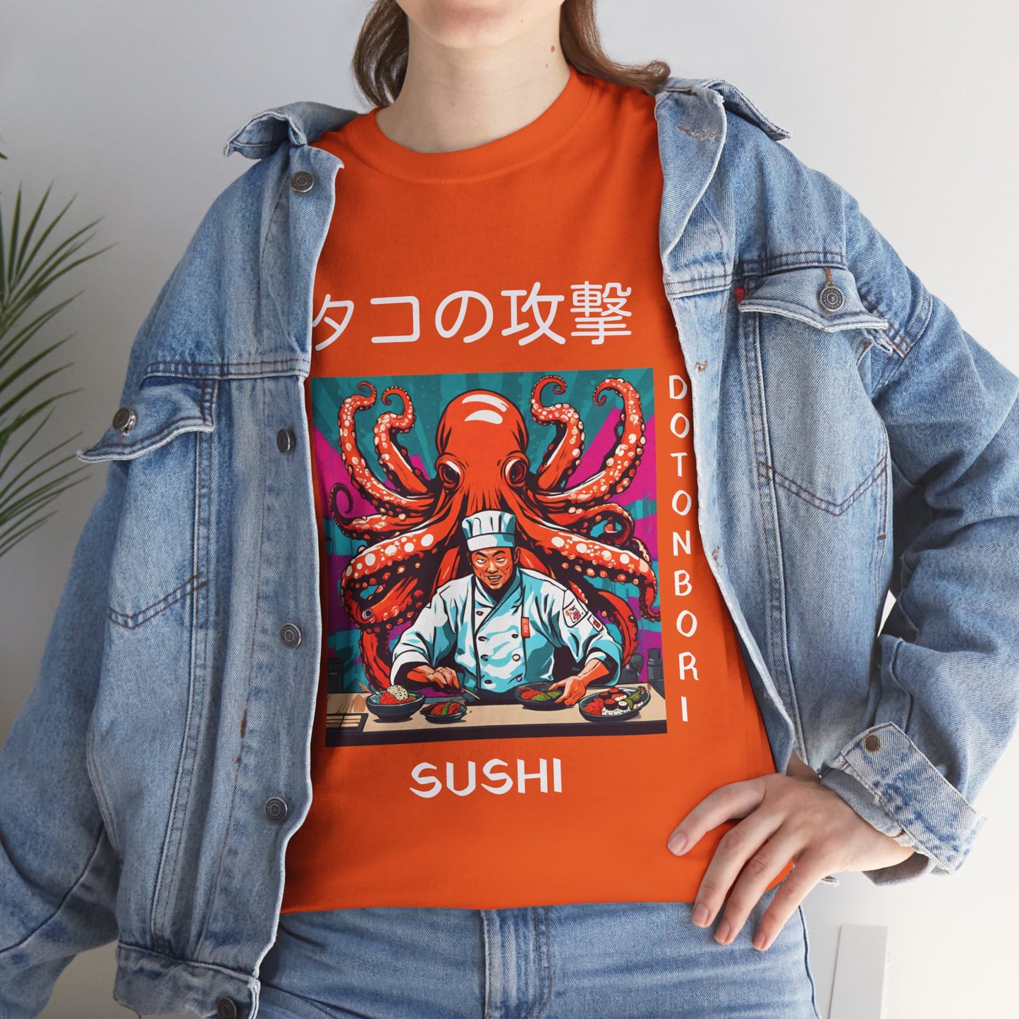 Octopus Escape Sushi Chef - Flashlander Gym Shirt