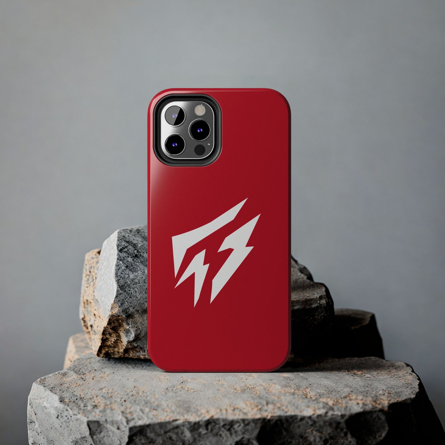 Flashlander Thunders Tough Phone Cases for all Iphone and Samsung Galaxy Dark Red