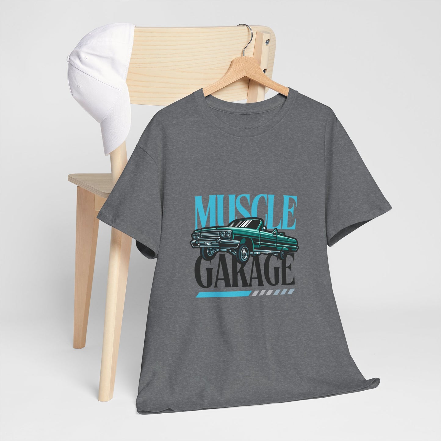 Garage de voitures vintage Muscle - T-shirt de sport Flashlander