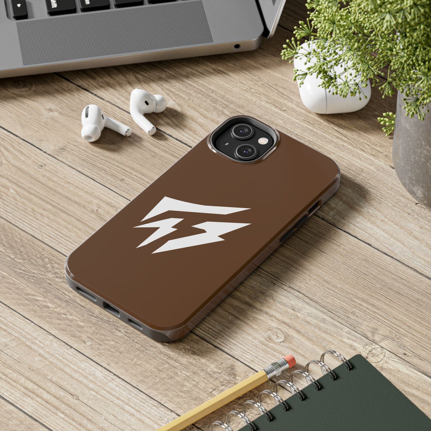 Flashlander Thunders Tough Phone Cases for all Iphone and Samsung Galaxy Brown