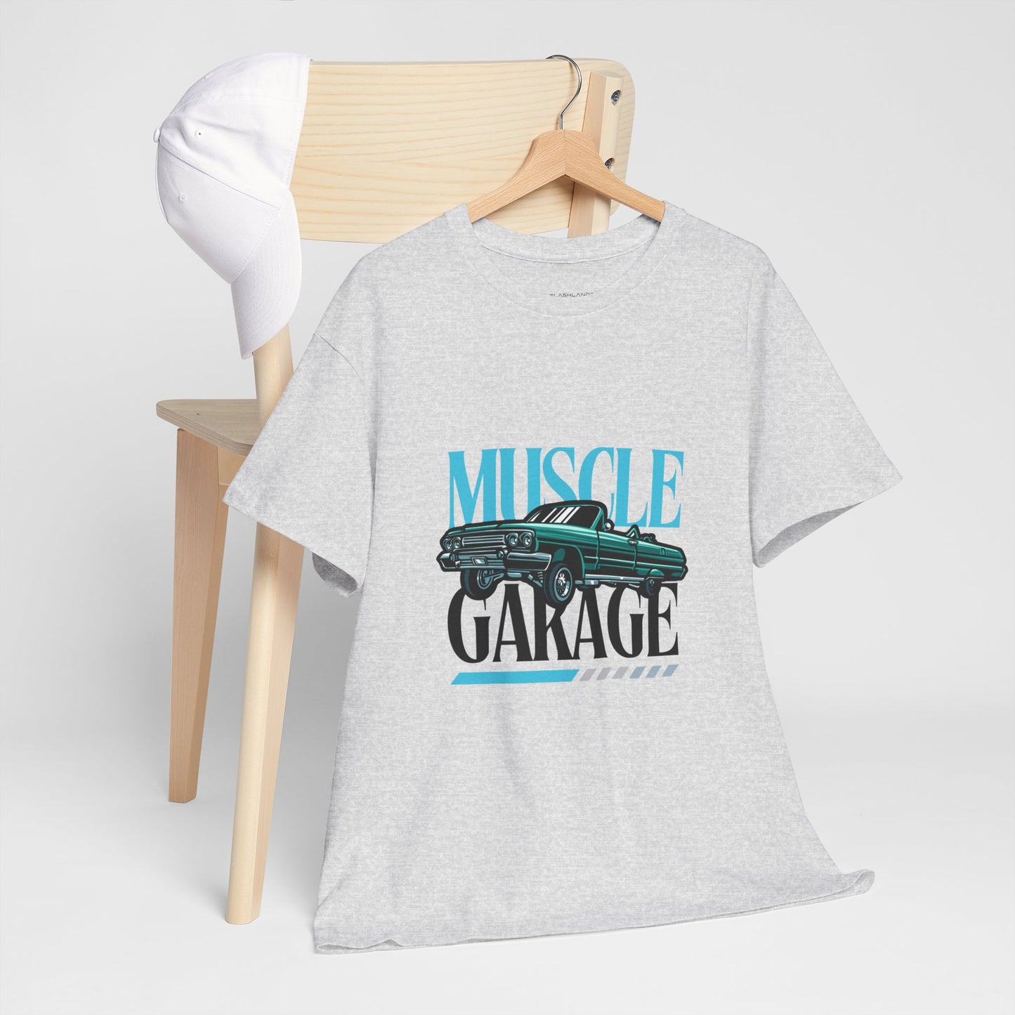 Garage de voitures vintage Muscle - T-shirt de sport Flashlander