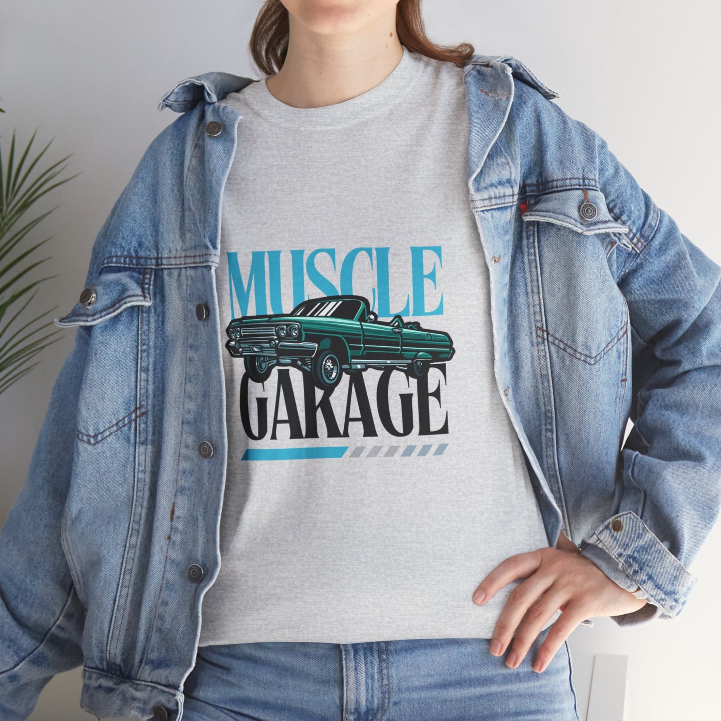 Garage de voitures vintage Muscle - T-shirt de sport Flashlander