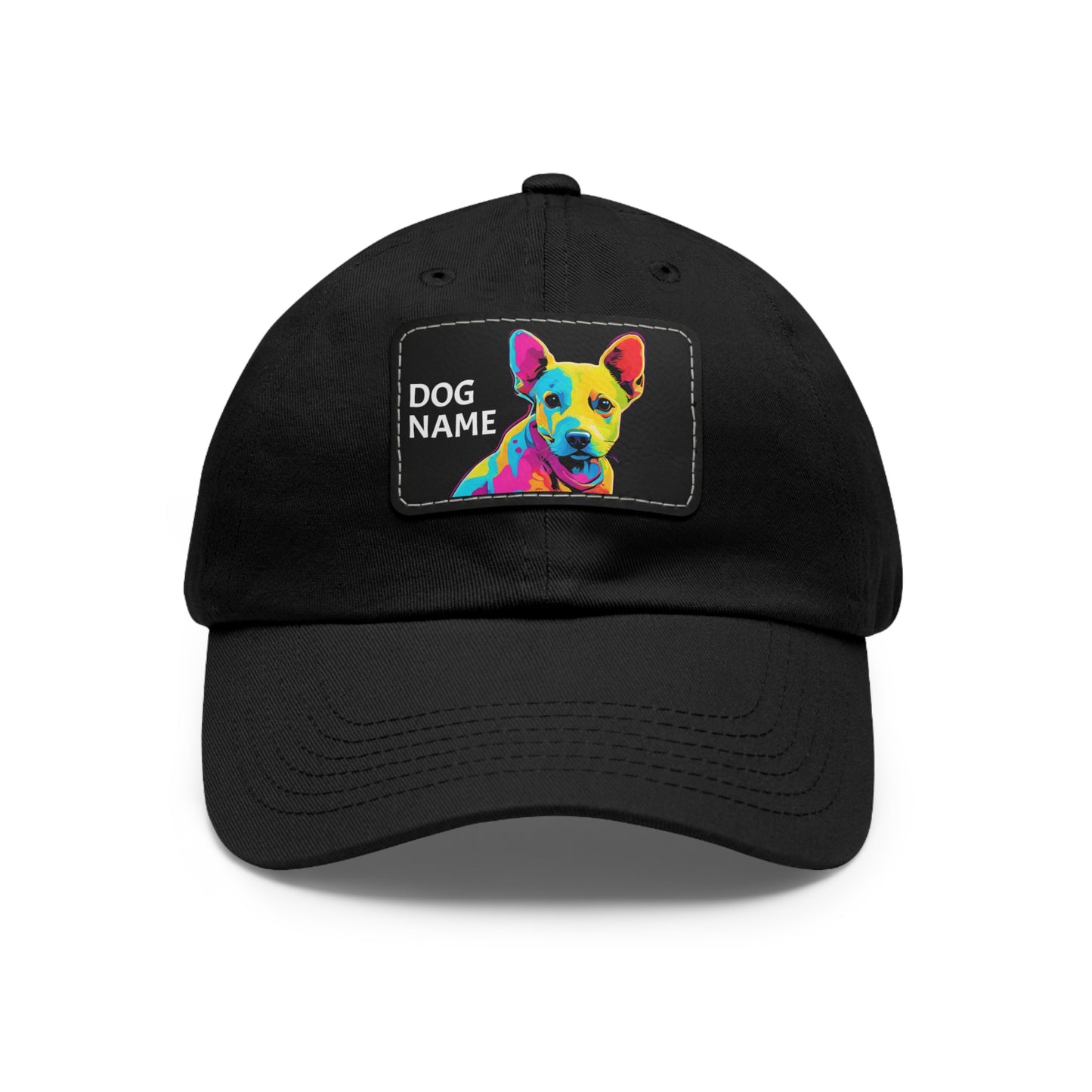 Pigbull Dog Hat Sportswear Cap Pigbull Pop Art Hat Dad Hat with Patch (Rectangle) Baseball Cap Pigbull Cap Pigbull Hat Pigbull Dog Hat Pigbull Dog Cap