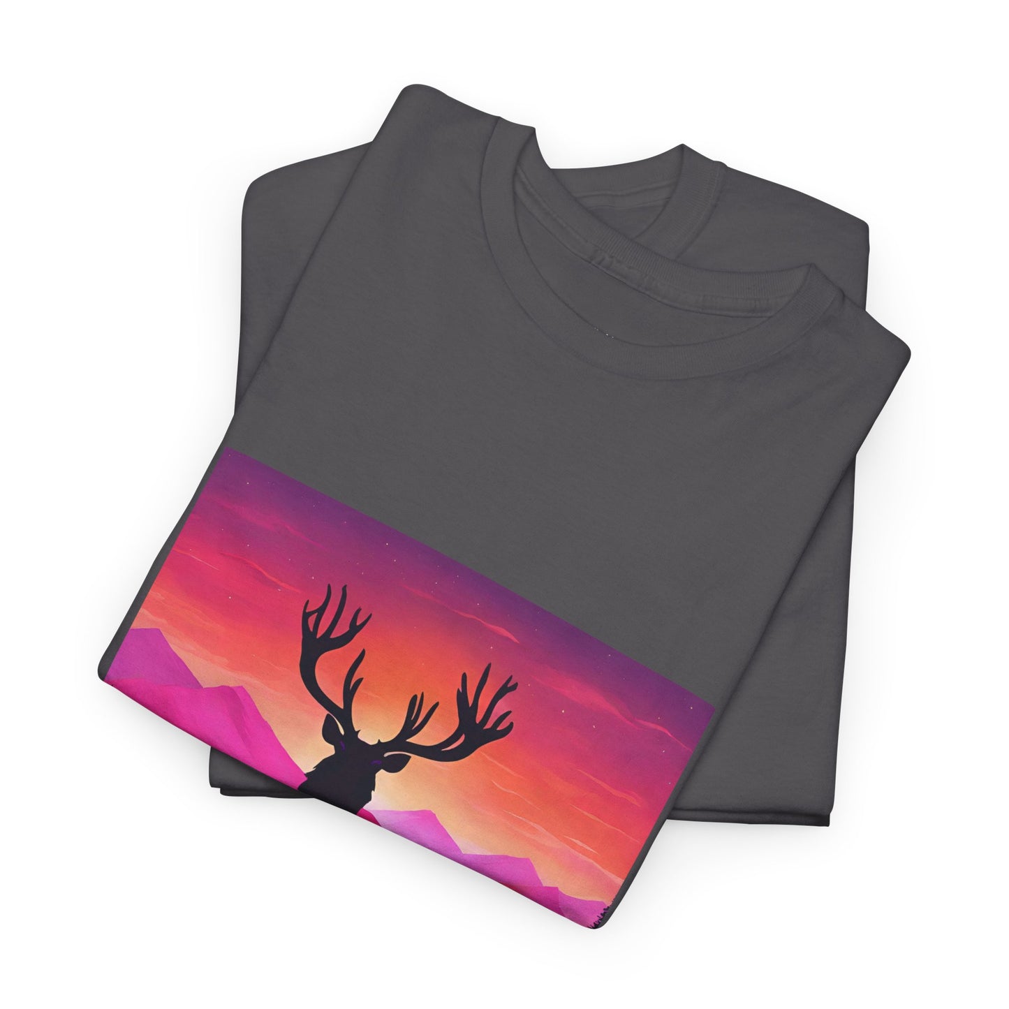 Deer Majestic Sunset Flashlander Gym Shirt