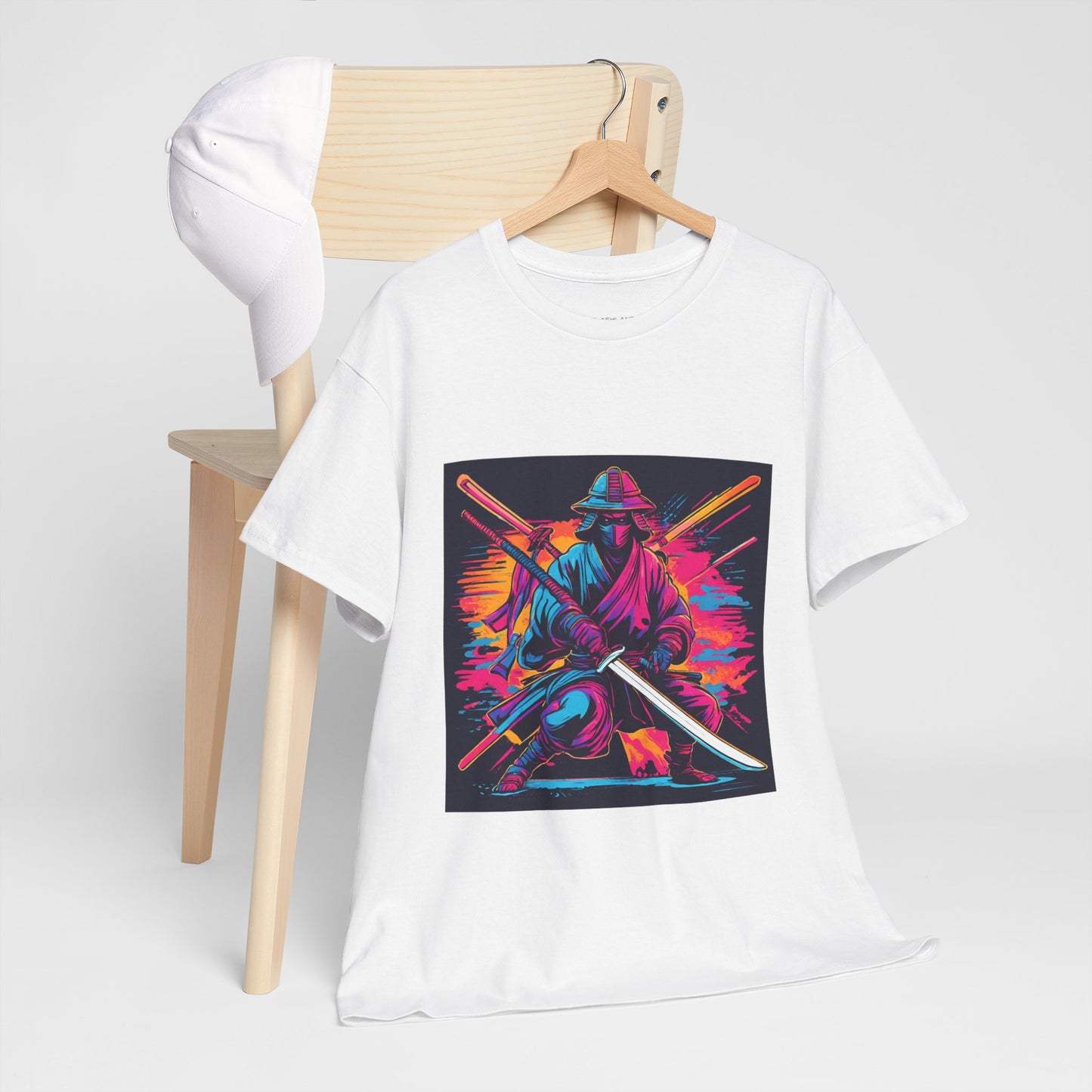 Samurai Warrior Sunset - Flashlander Gym Shirt