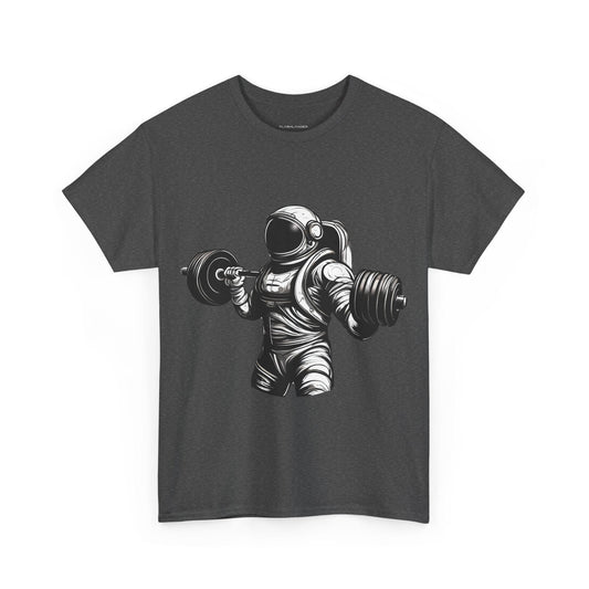 Astronaut Bodybuilder Shirt - Breaking Limits in Space Flashlander Gym Graphic Tee