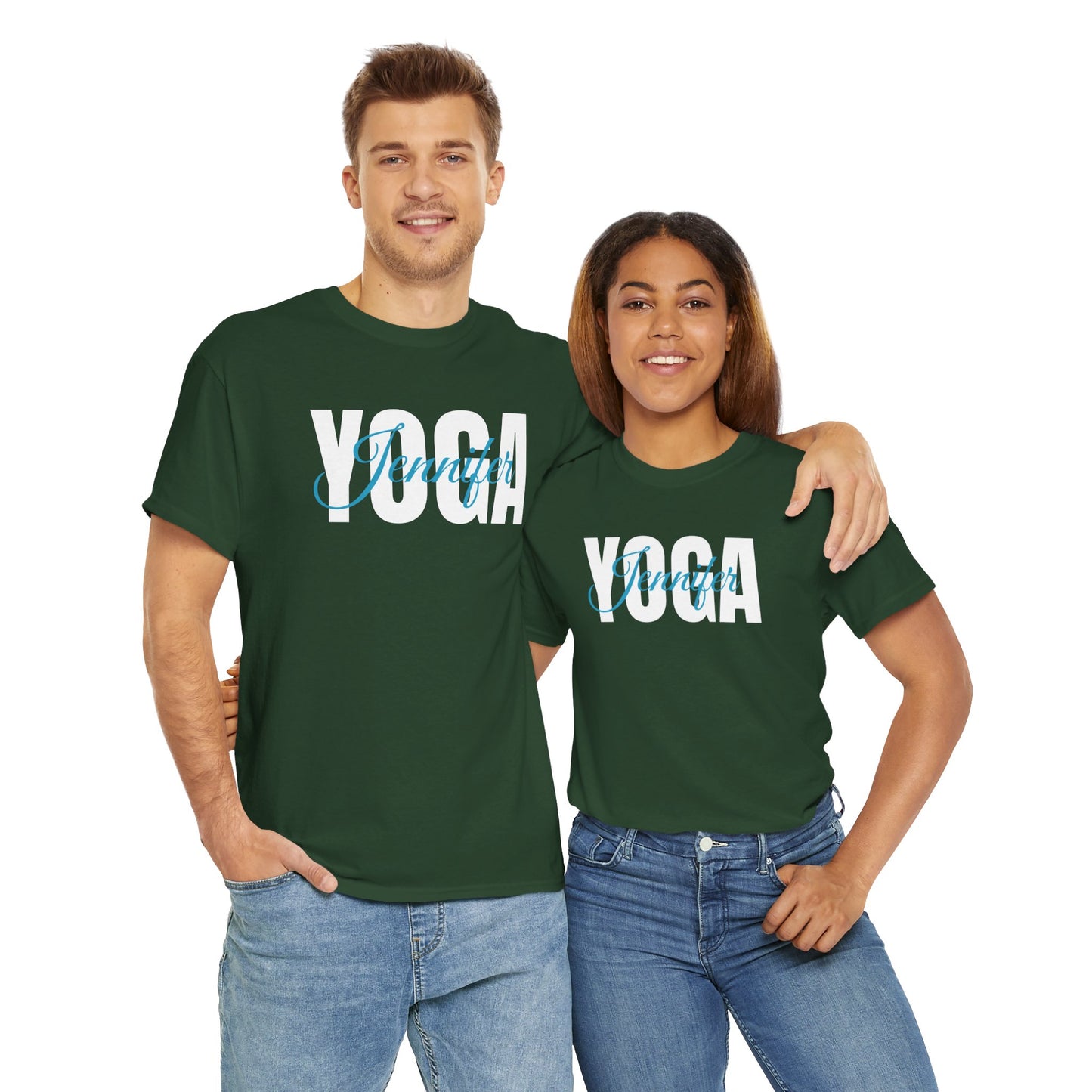 Personalized Yoga Shirt with Custom Name - Flashlander Gym Tee