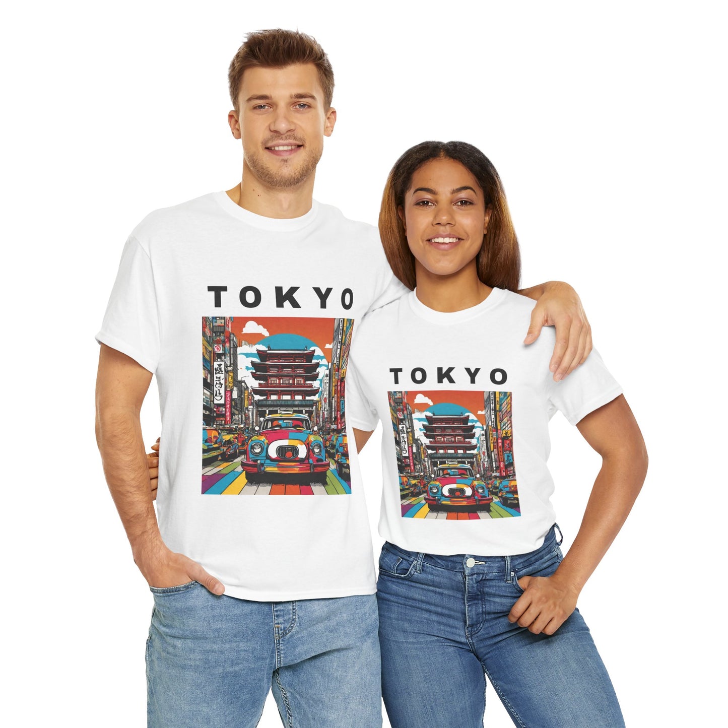 Tokyo Vintage Street Art Pop - Flashlander Gym Shirt