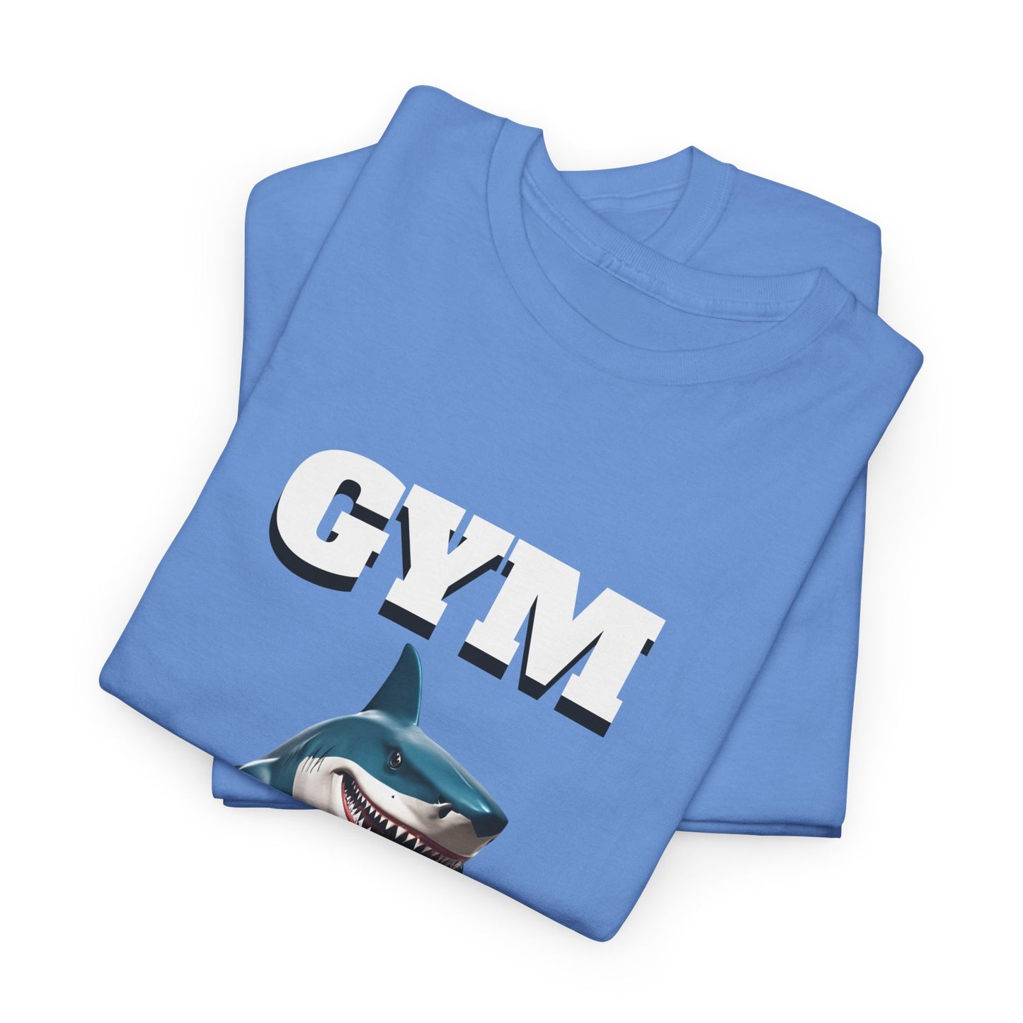 Gym Shark Performance Shirt Flashlander Cotton Unisex Charcoal Black Graphic Tee