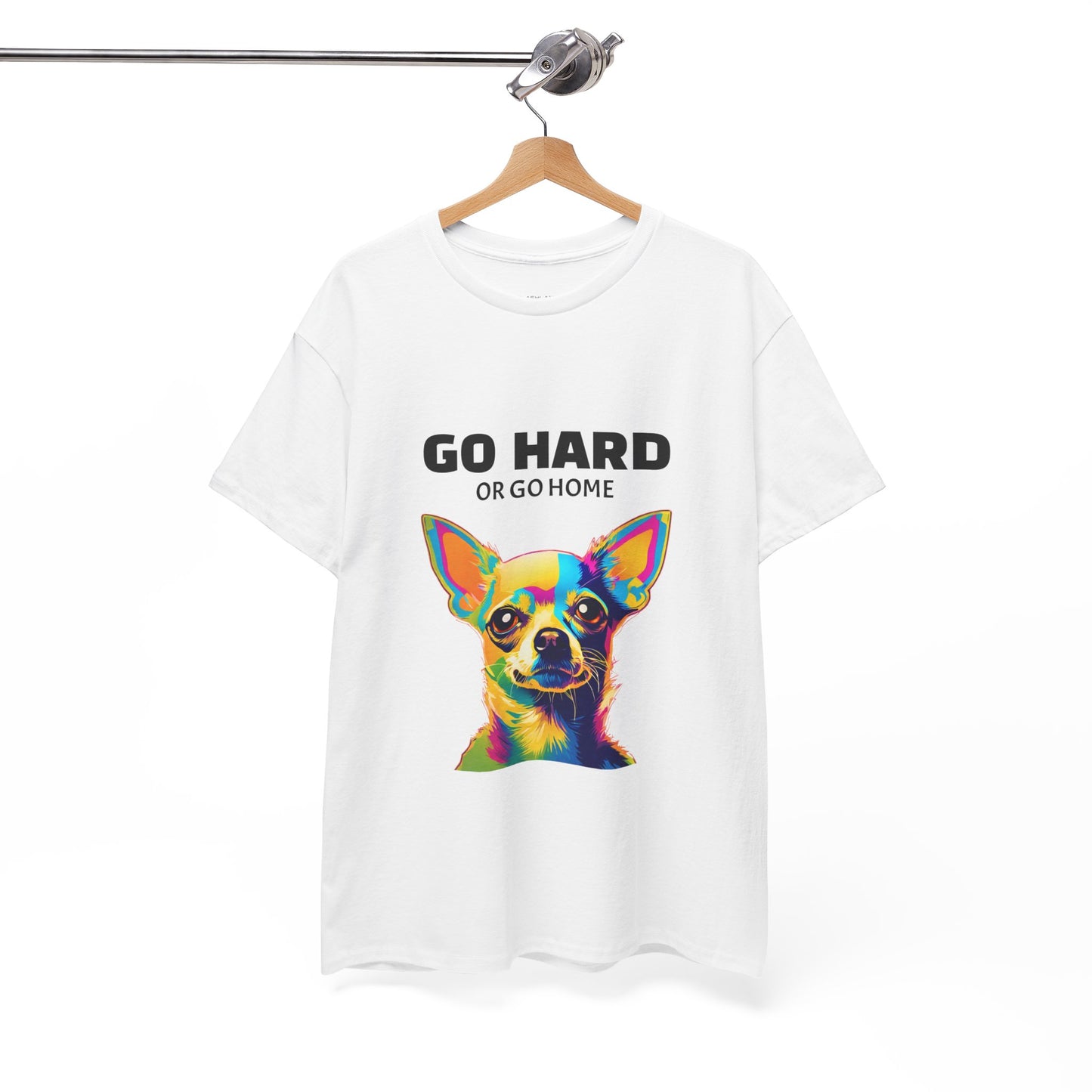 Chihuahua Dog Pop Art - Go Hard or Go Home Flashlander Gym Shirt