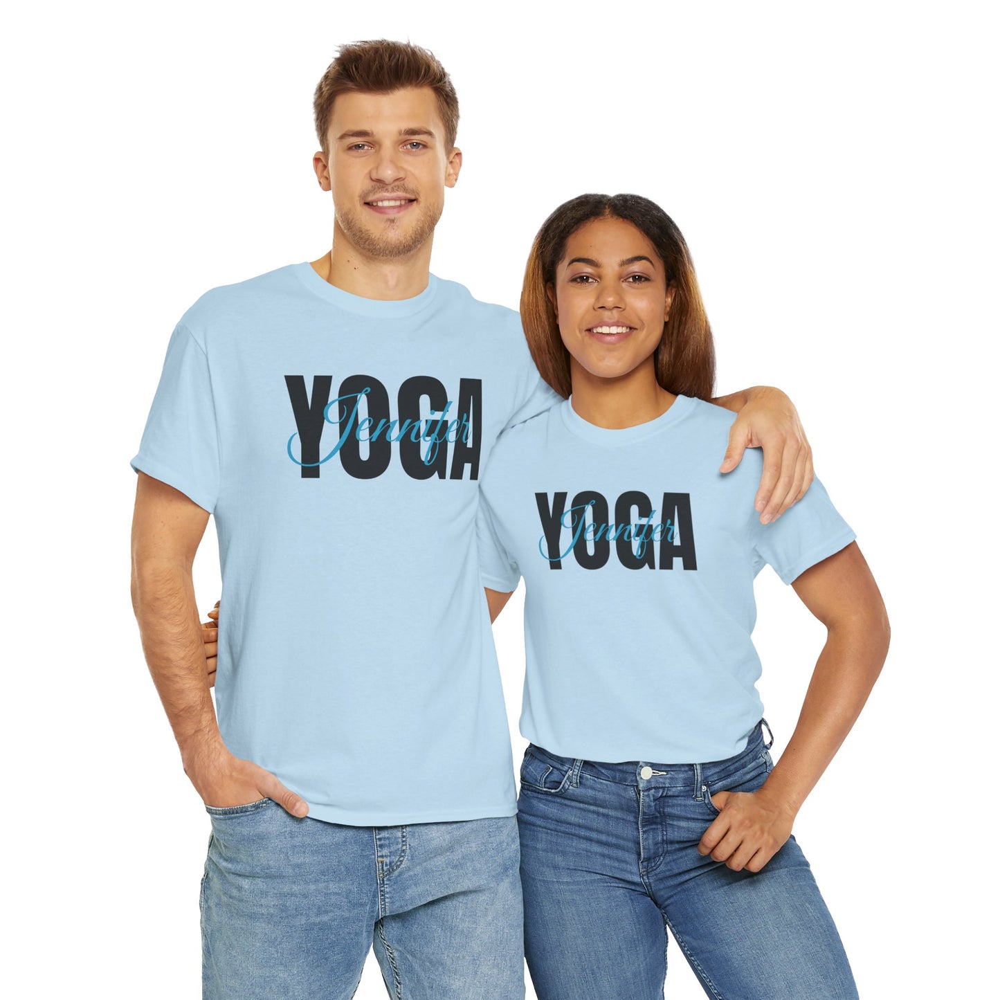 Personalized Yoga Shirt with Custom Name - Flashlander Gym Tee