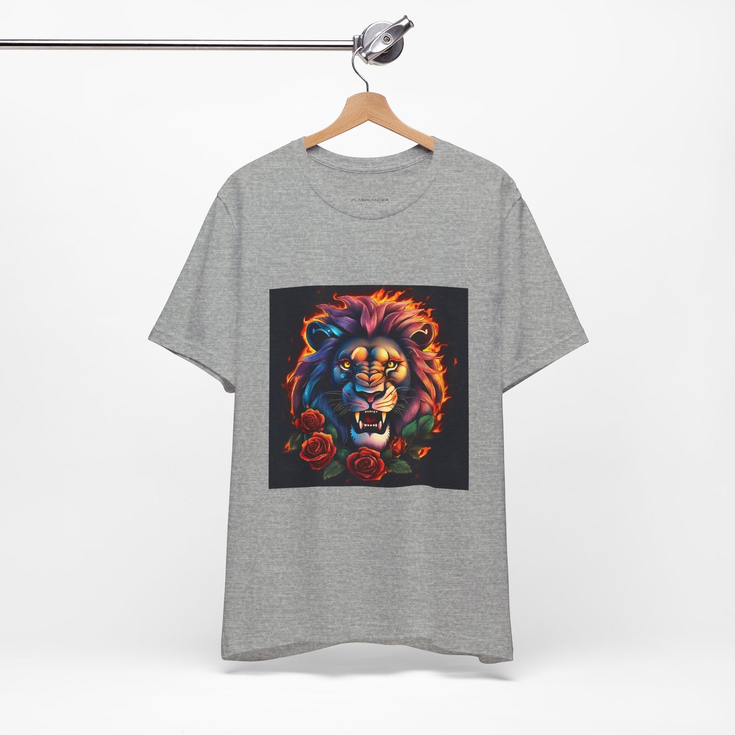 Brave Lion Flames Flashlander Gym Shirt