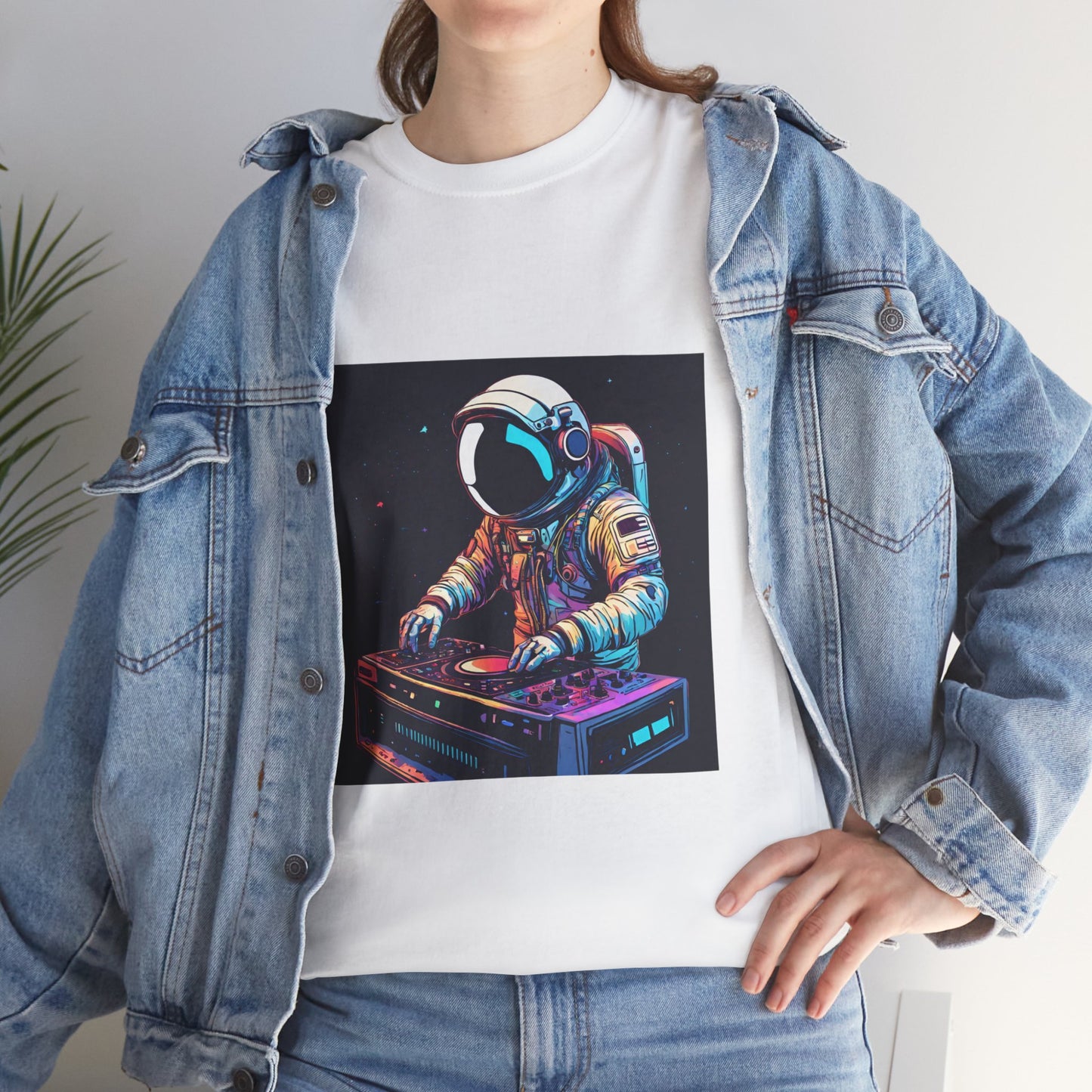 Astronaut Techno DJ Flashlander Gym Shirt