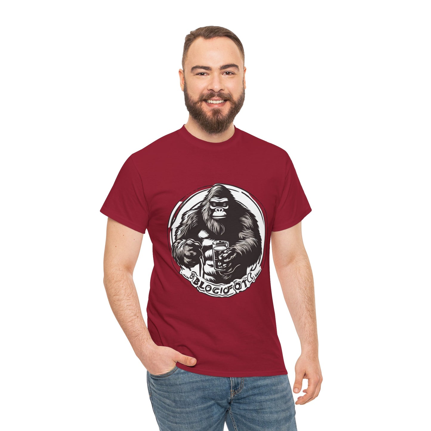 Bigfoot Cheers to Gains! - Sasquatch Flashlander Gym Shirt