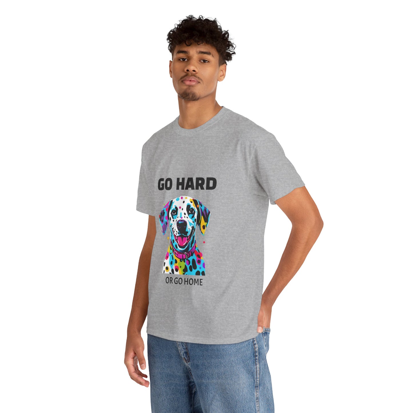 Dalmatian Dog Pop Art  - Go Hard Or Go Home Flashlander Gym Shirt