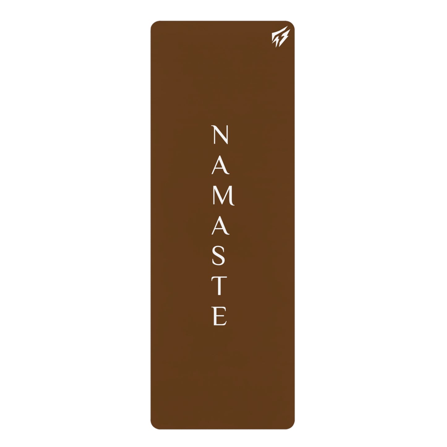 Flashlander Namaste Rubber Yoga Mat Brown