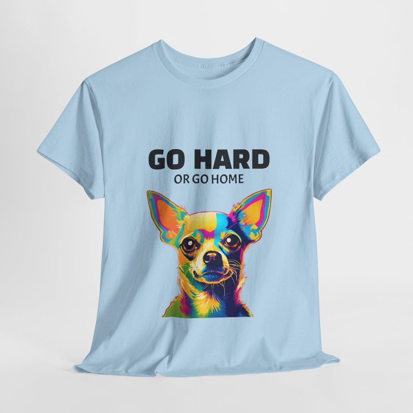 Chihuahua Dog Pop Art - Go Hard or Go Home Flashlander Gym Shirt