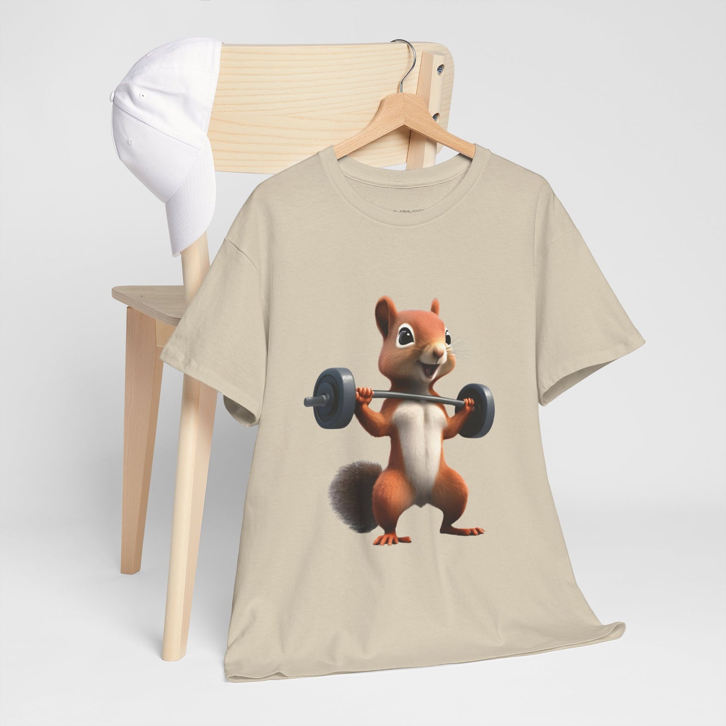 Squirrel Weightlifting Vintage Gym Shirt - Flashlander Graphic Tee