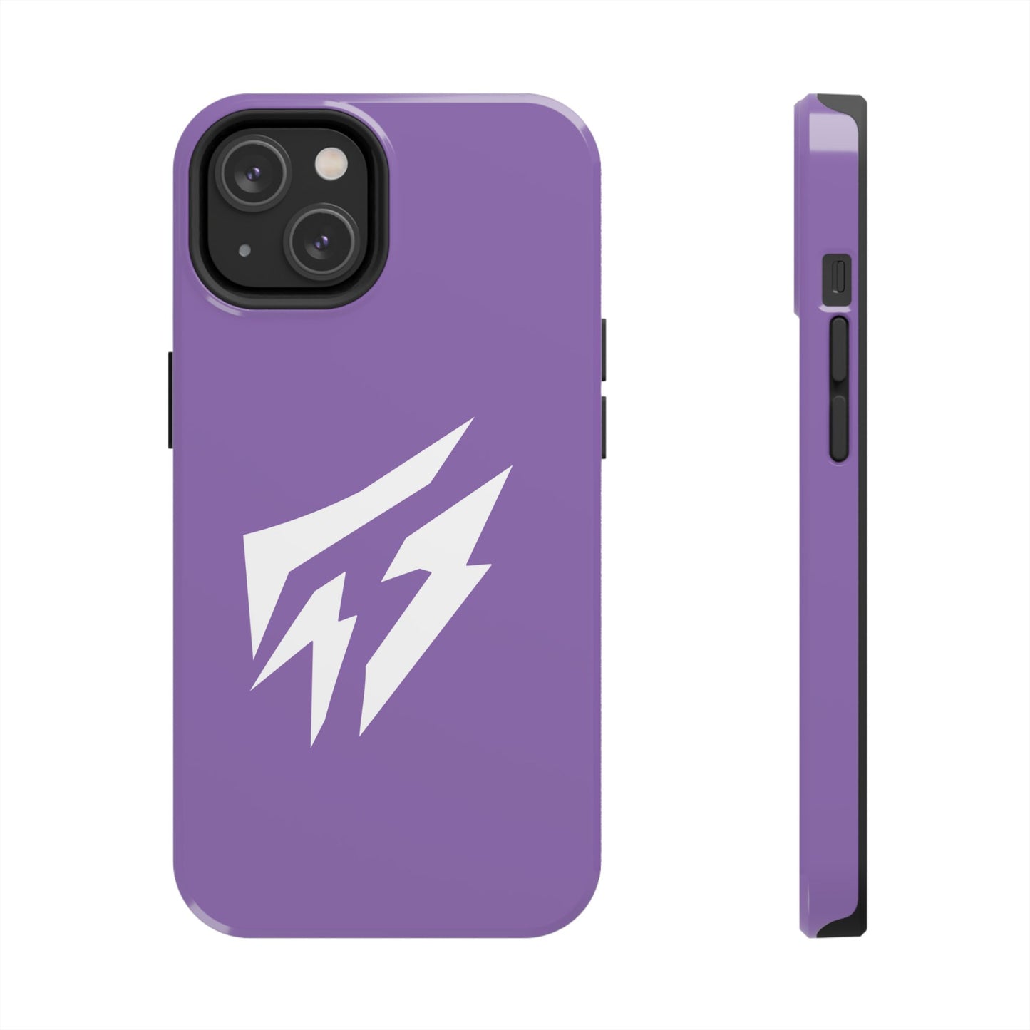 Flashlander Thunders Tough Phone Cases for all Iphone and Samsung Galaxy Light Purple