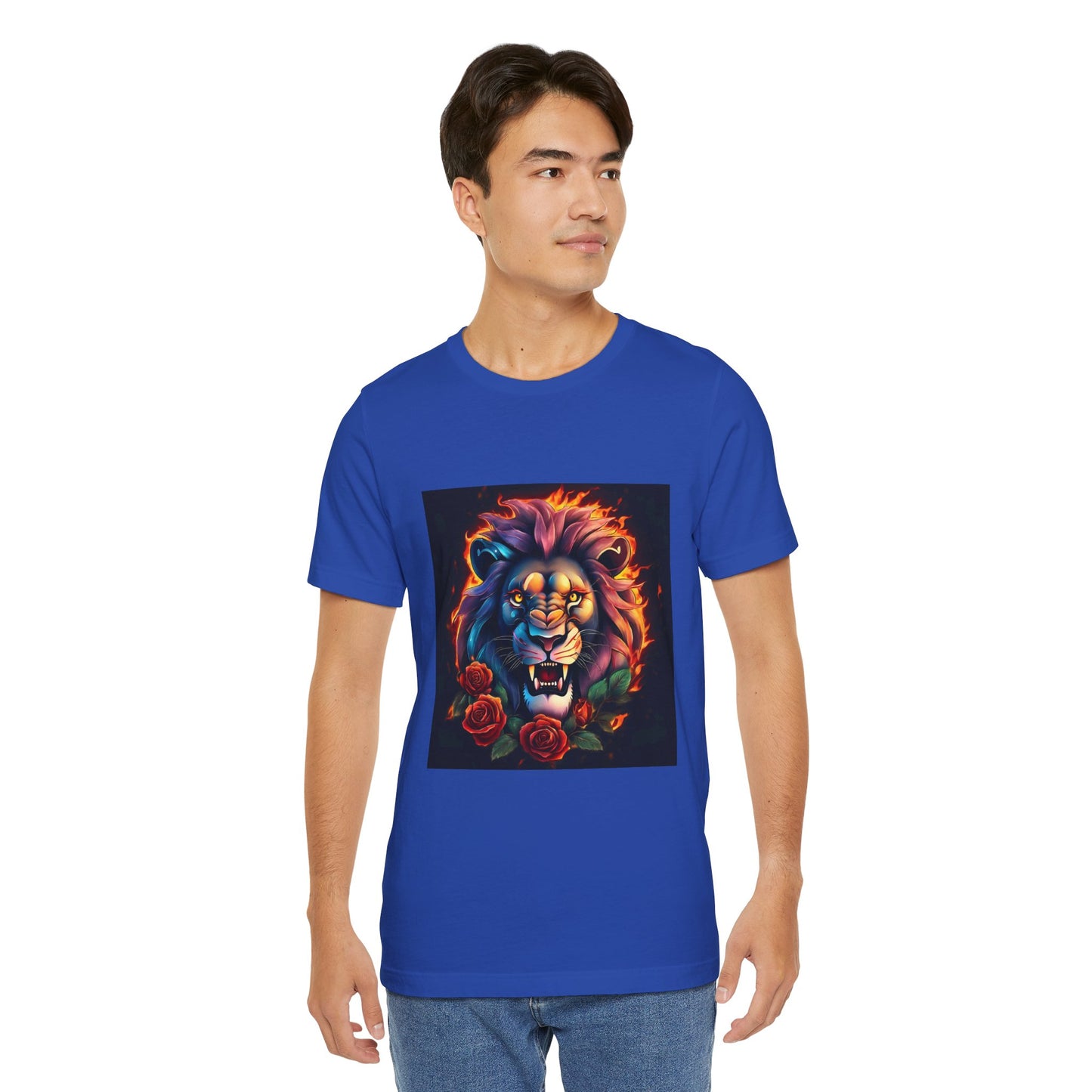 Brave Lion Flames Flashlander Gym Shirt