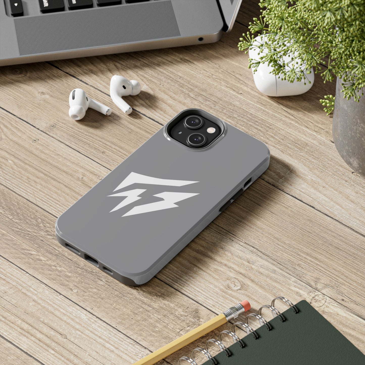 Flashlander Thunders Tough Phone Cases for all Iphone and Samsung Galaxy Grey