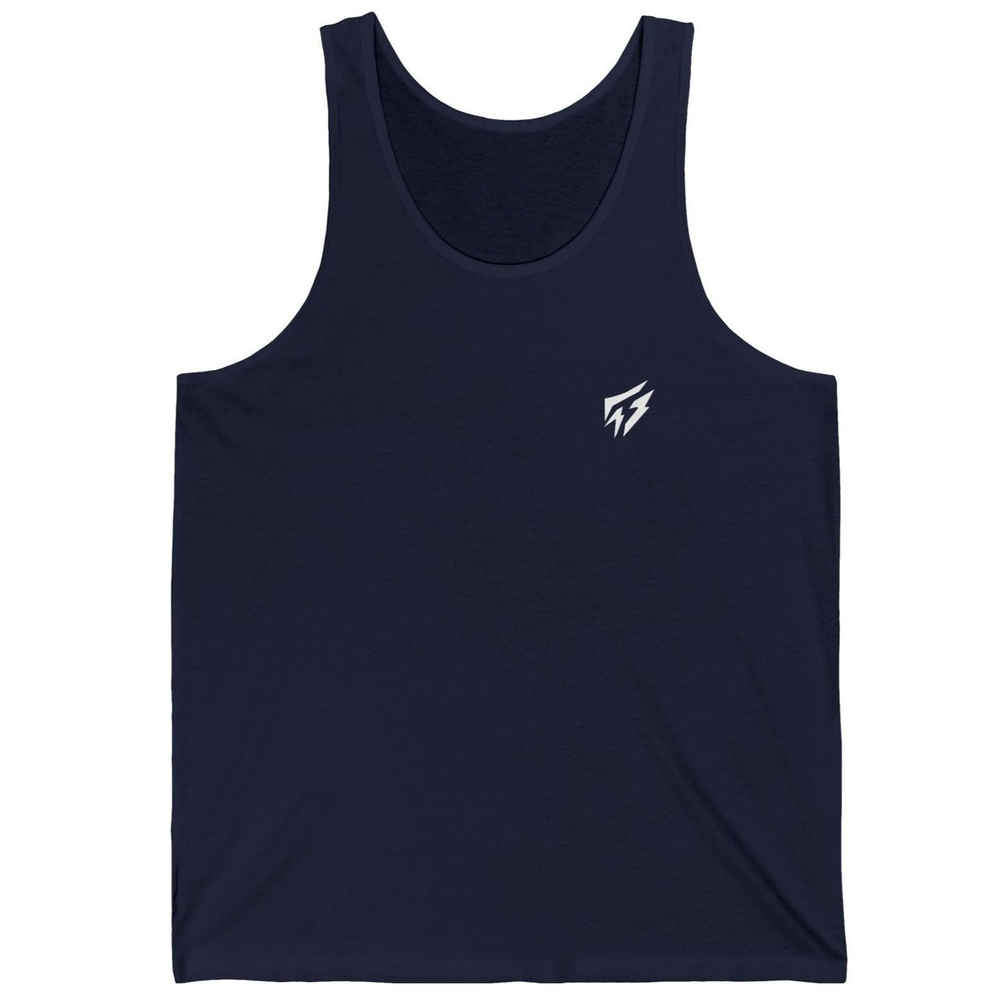 Flashlander Thunder Gym Rooster Bodybuilding Cotton Unisex Jersey Tank Blue Navy