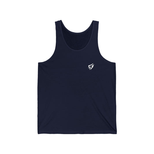 Flashlander Thunder Gym Rooster Bodybuilding Cotton Unisex Jersey Tank Blue Navy