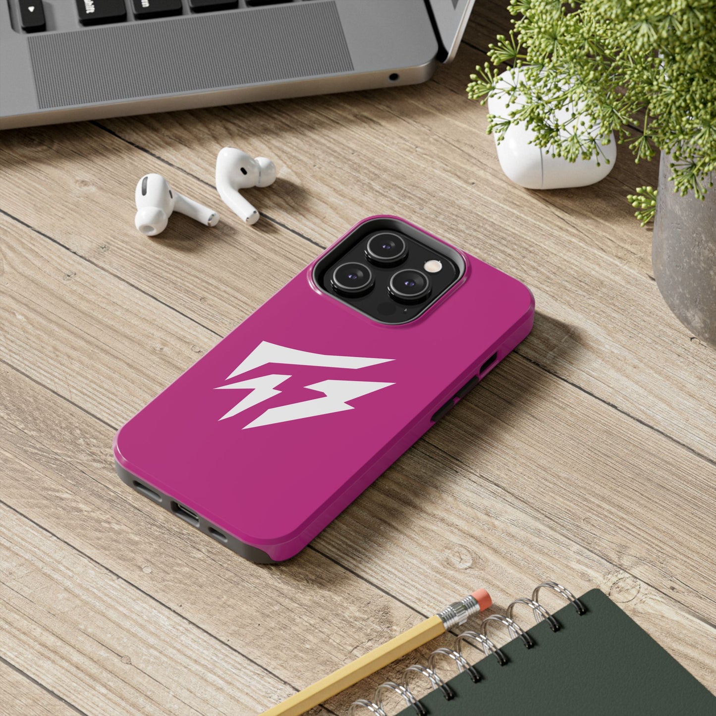 Flashlander Thunders Tough Phone Cases for all Iphone and Samsung Galaxy Dark Pink