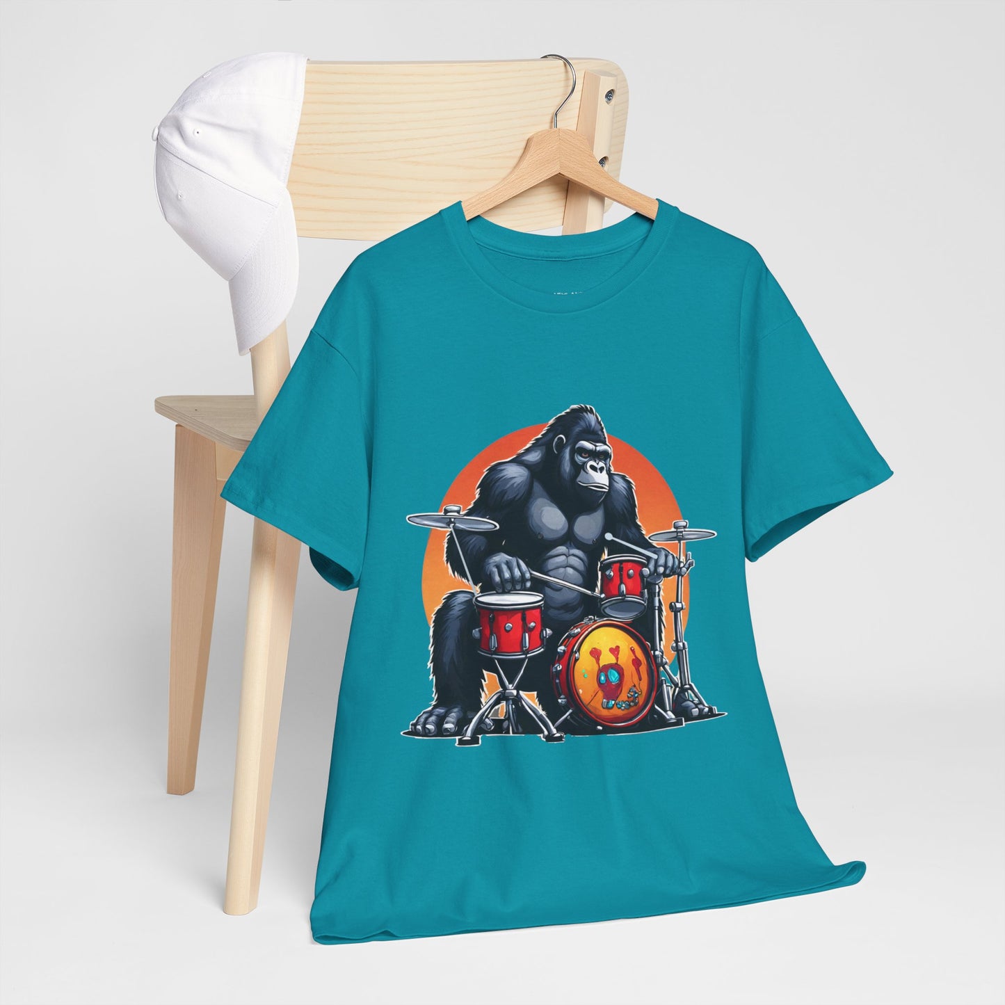 Groove Gorilla Drummer Flashlander Gym Shirt